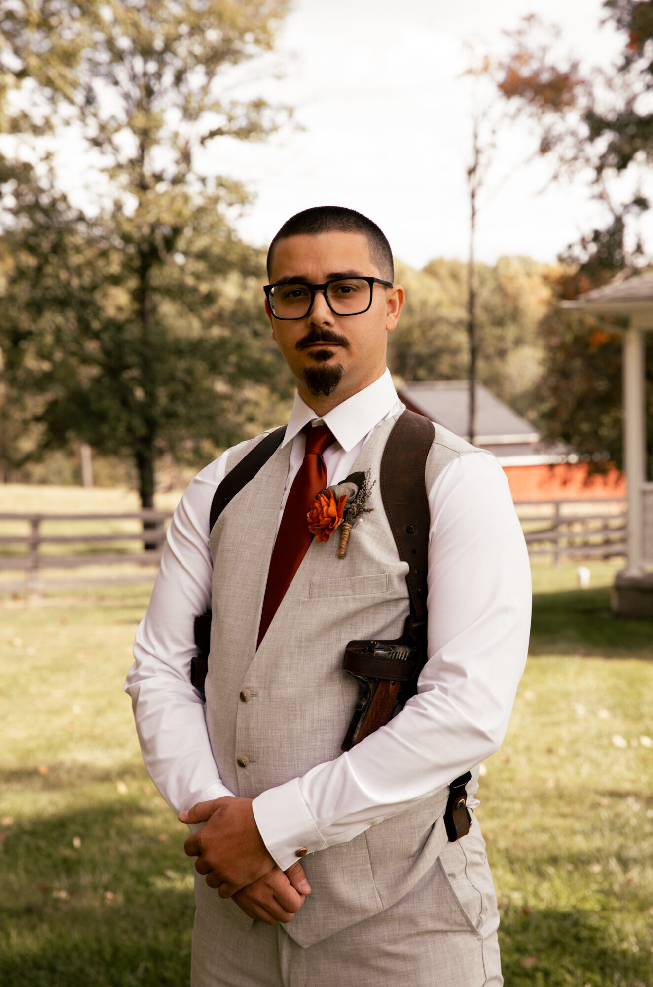 groom portrait