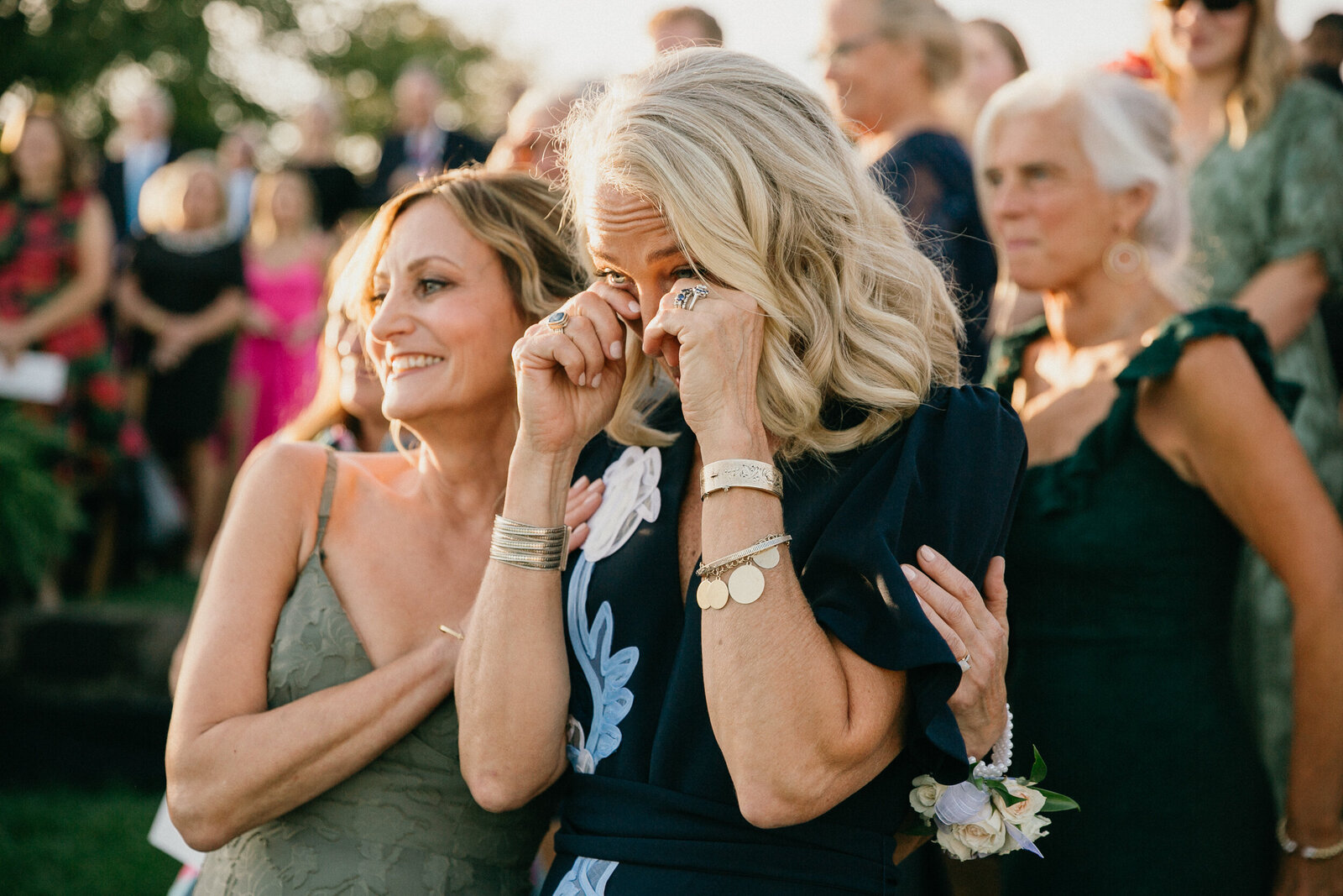 Candid ceremony photo by a Philly wedding photographer.