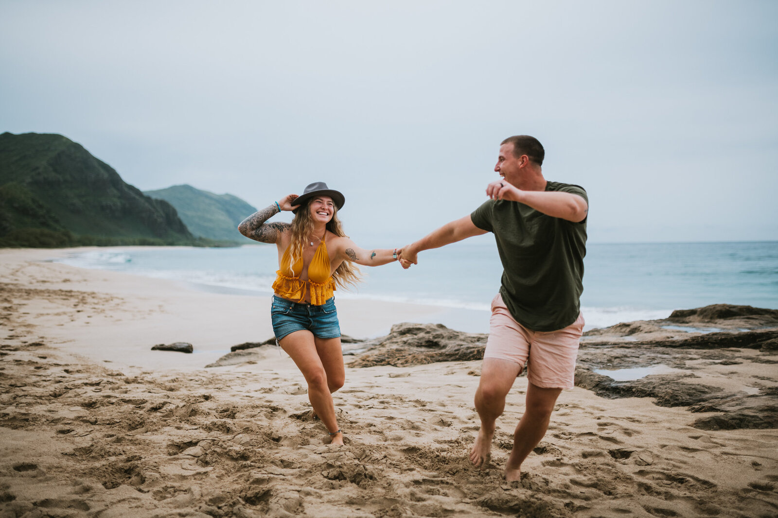 Makua Beach Engagement Session _ Oahu_ HI _ Donna Marie Photography-35