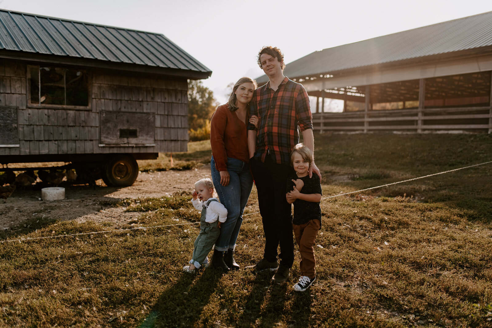 Traders Point Creamery Fall Family Session - Russell-103