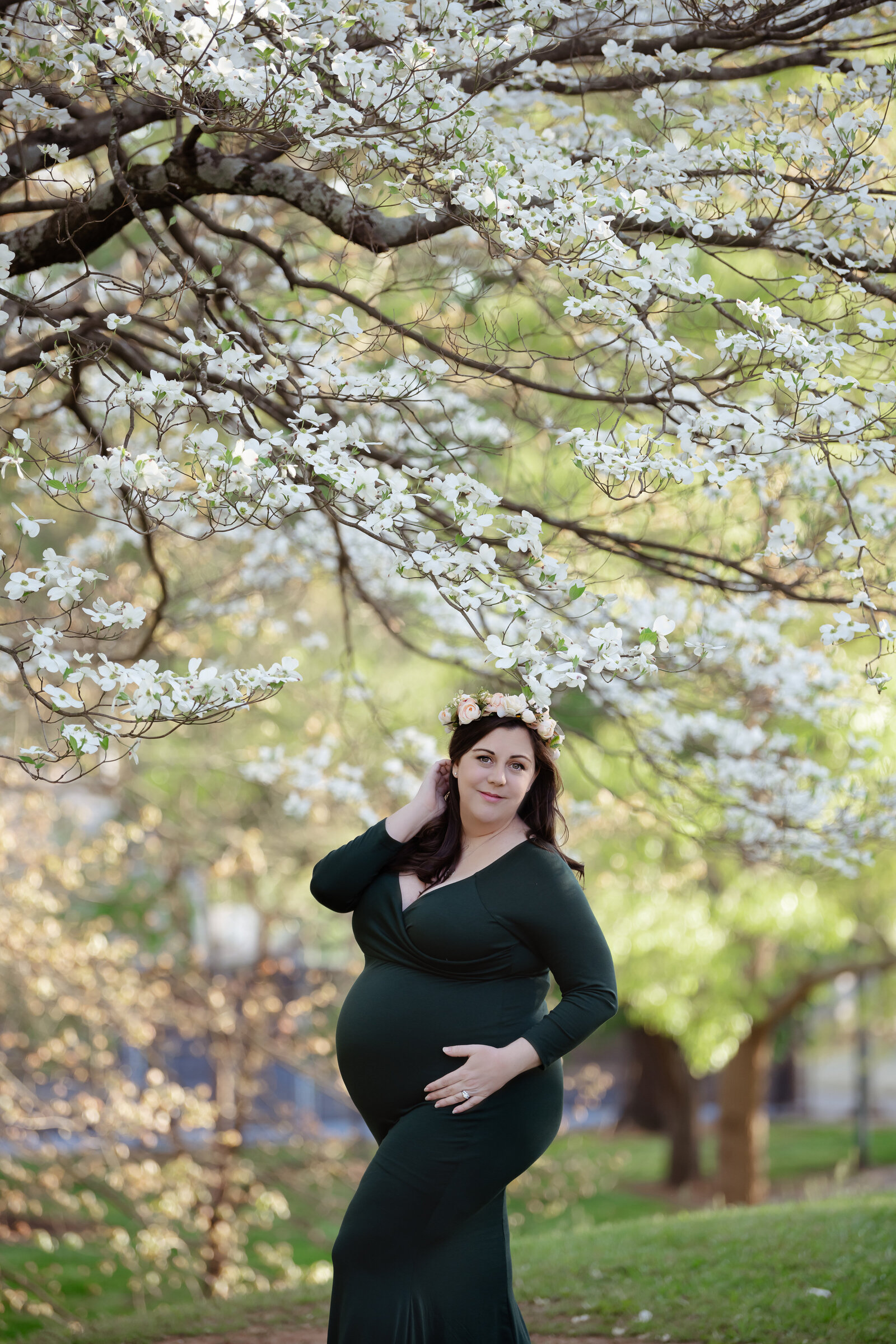 maternity session at piedmont park
