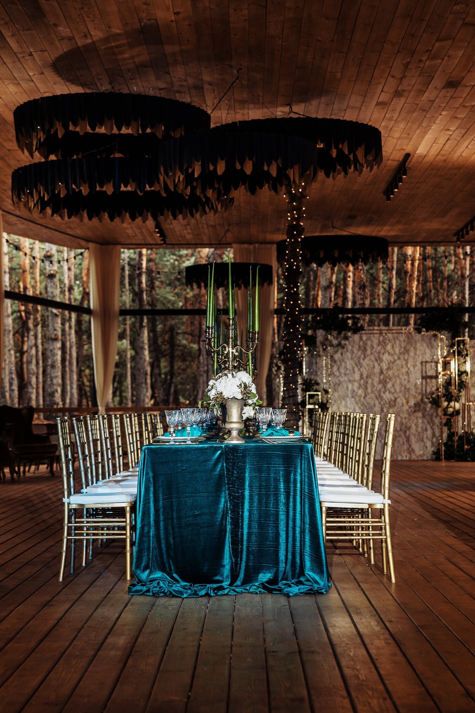San Diego moody green wedding