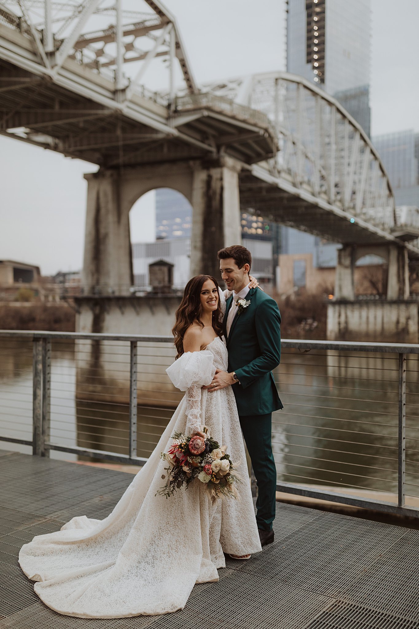 Nashville Bridge Building Wedding
