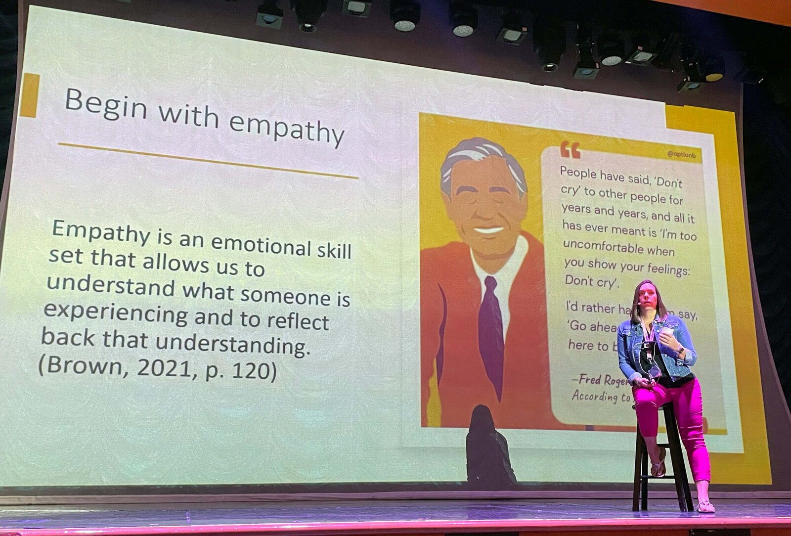 Jessica Kilgore speaking event
