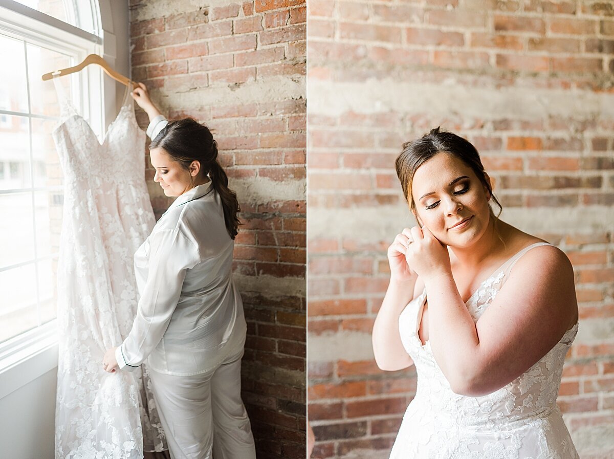 Navy & Rose Summer Backyard Wedding | Danvers, IL_0007