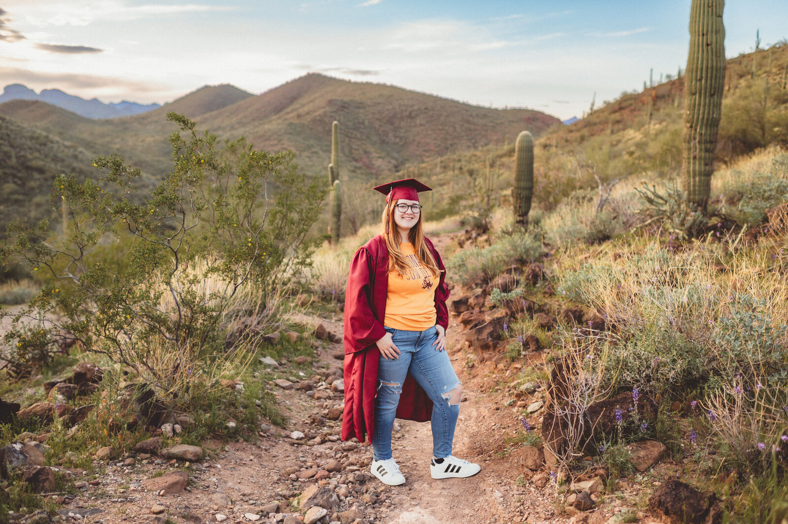 Katelyn - Senior Photos at Lake Pleasant Regional Park - Ashley Durham Photography-35