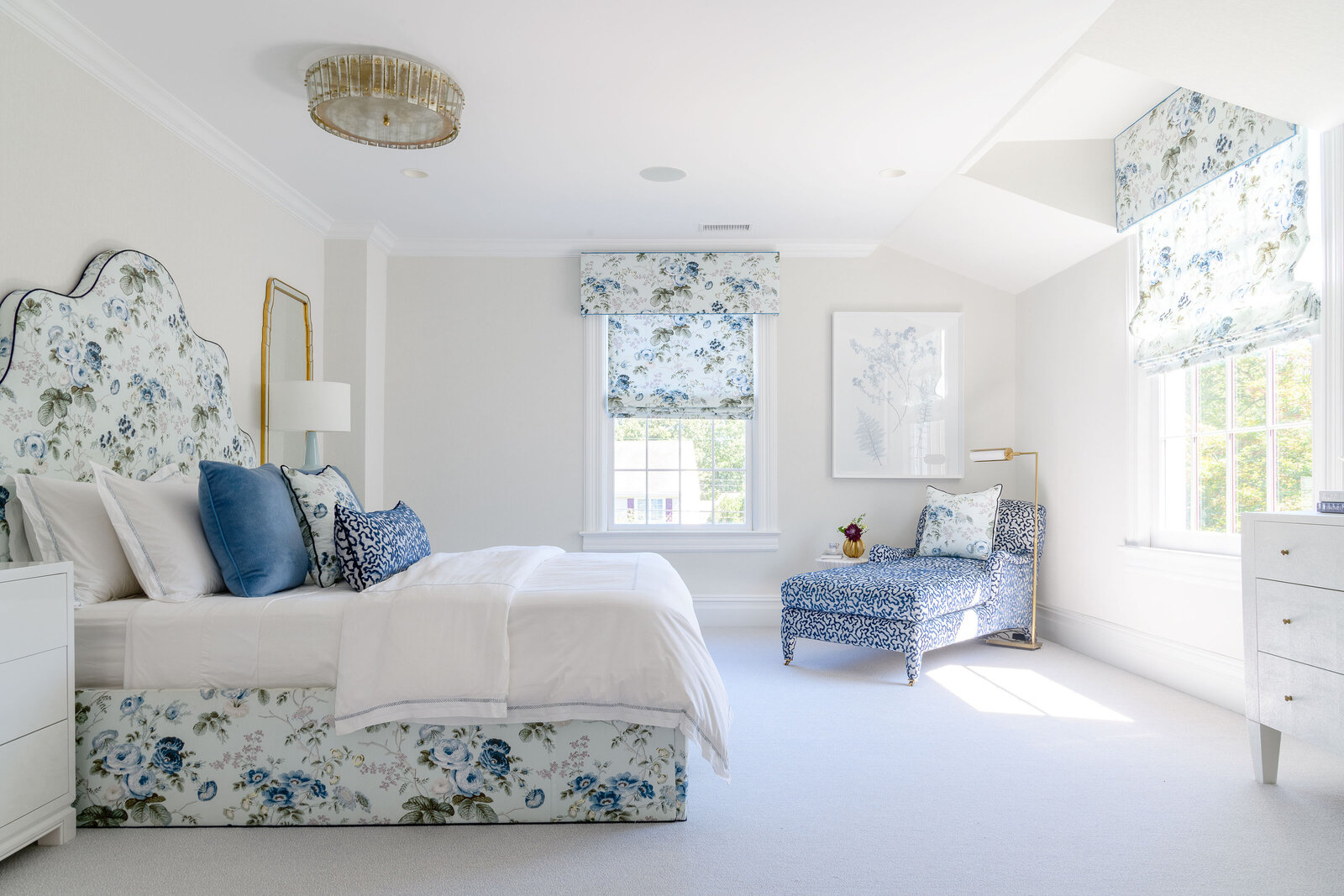 High end traditional bedroom