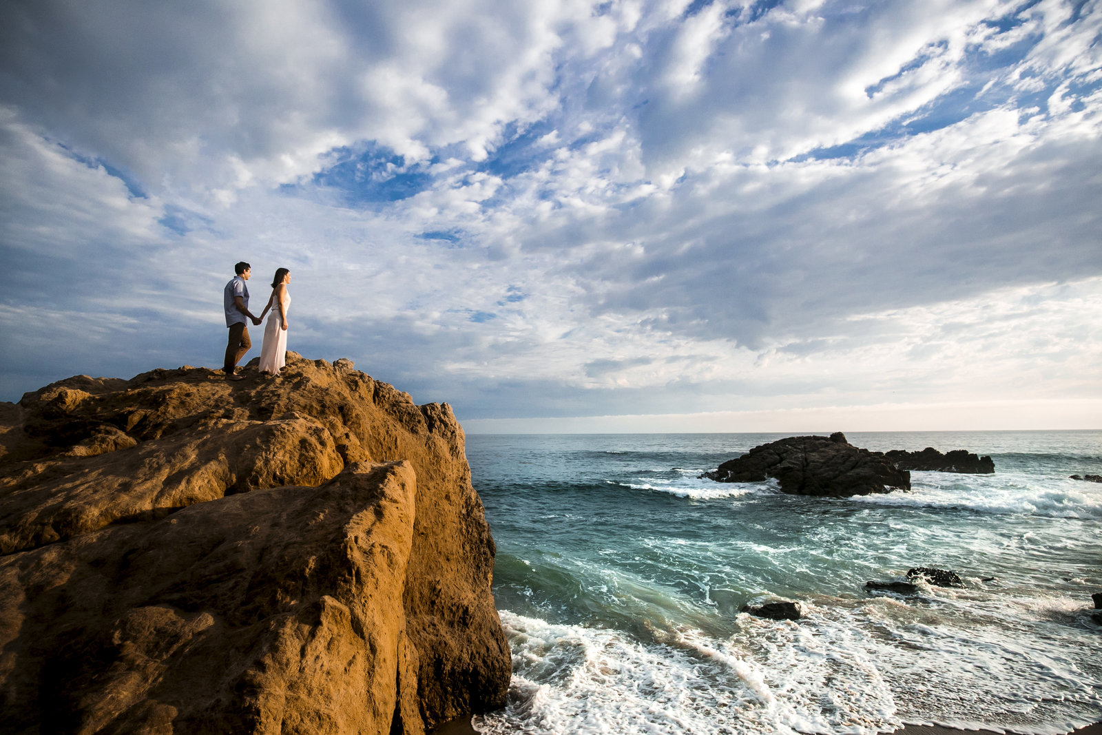 malibu engagement session, marissa joy photography, beach engagement session, ocean engagement session