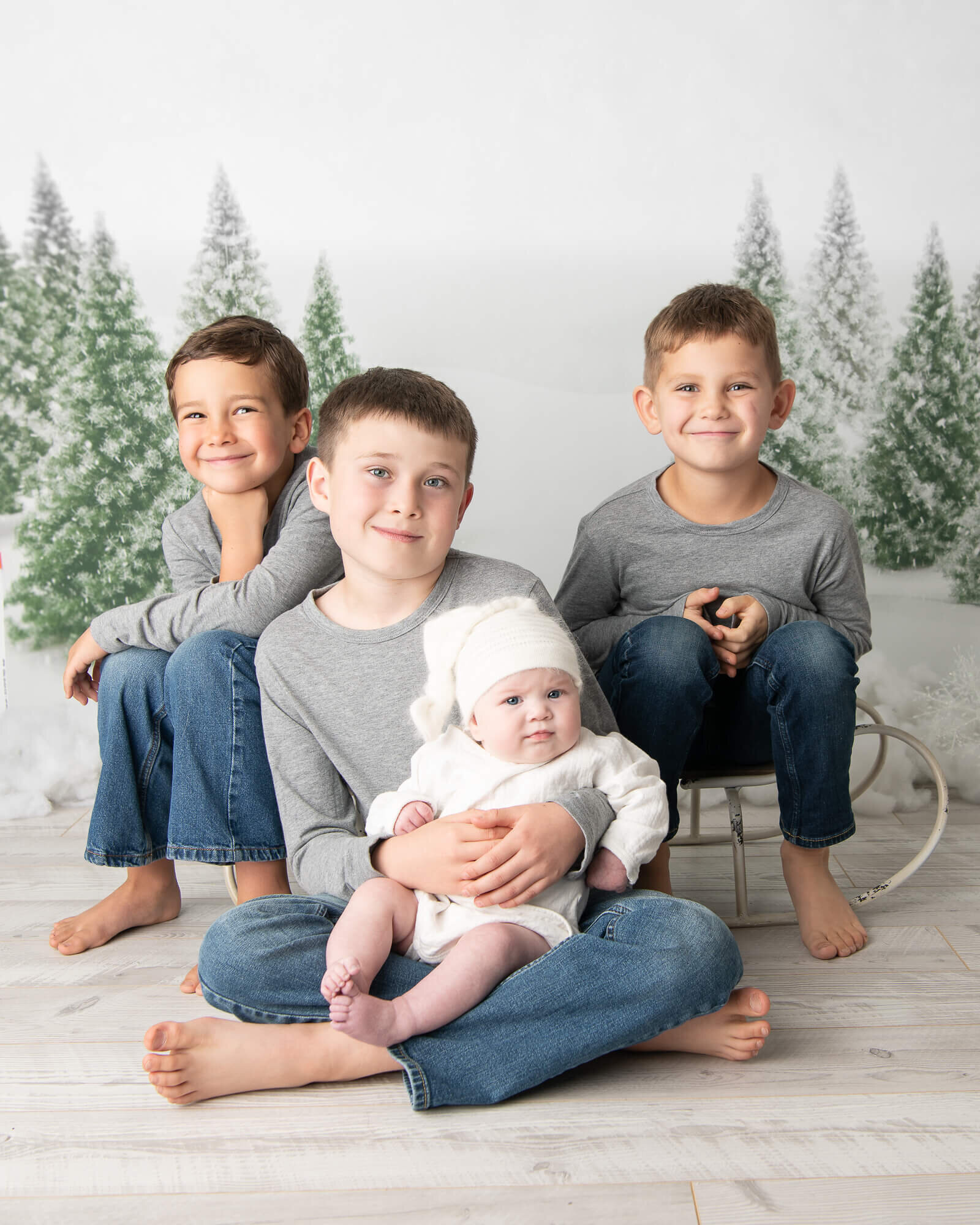 picture of kids for christmas card