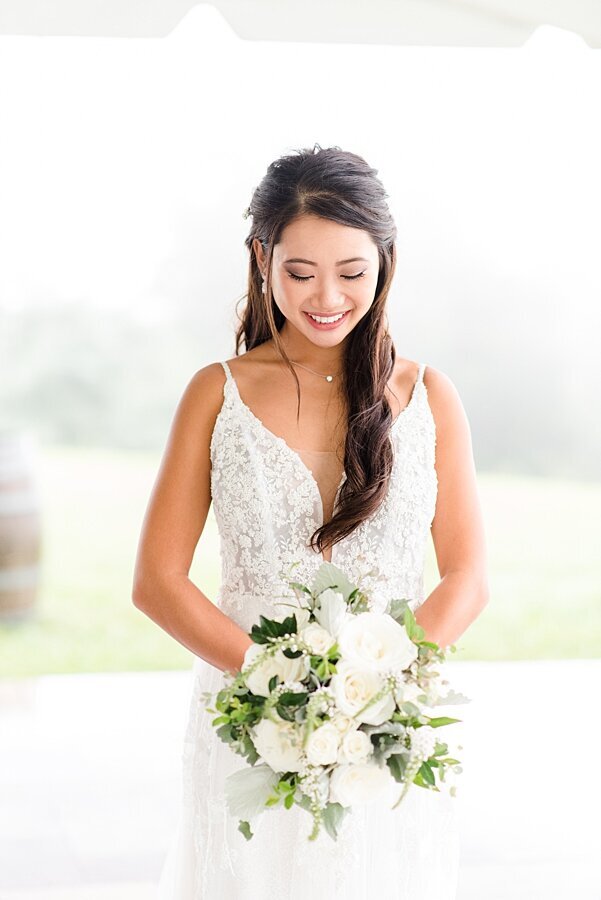 Bridal Portraits at Grace Estate Winery