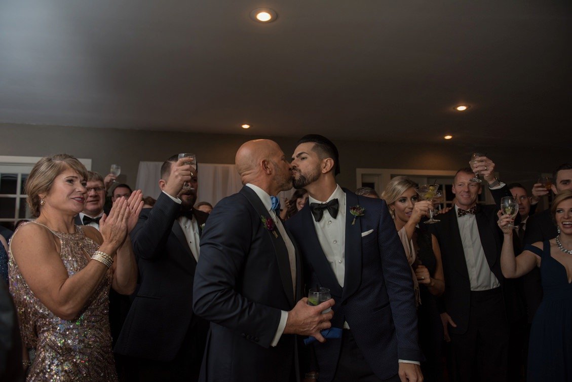 Same sex wedding at Lord Thompson Manor in Thompson, CT