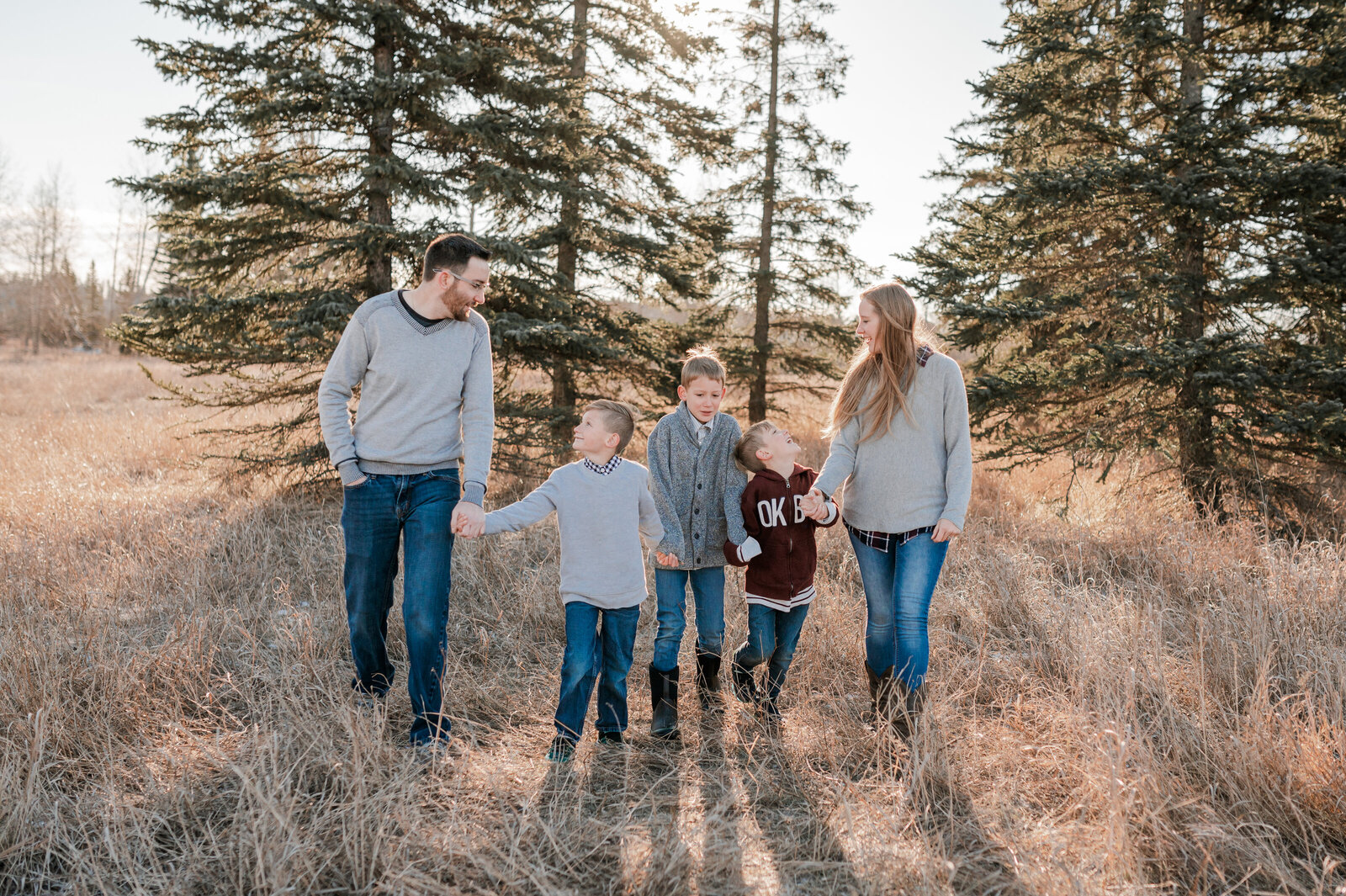 Candid Family Photos in Red Deer AB