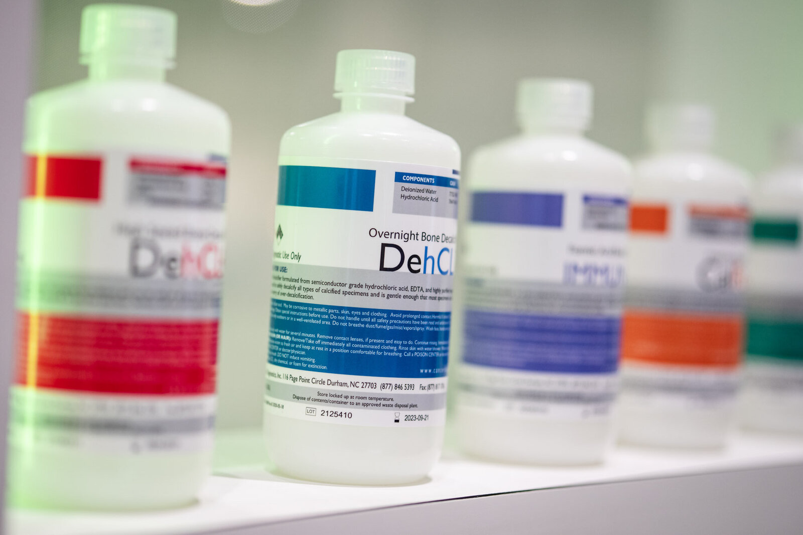Medical products on shelf