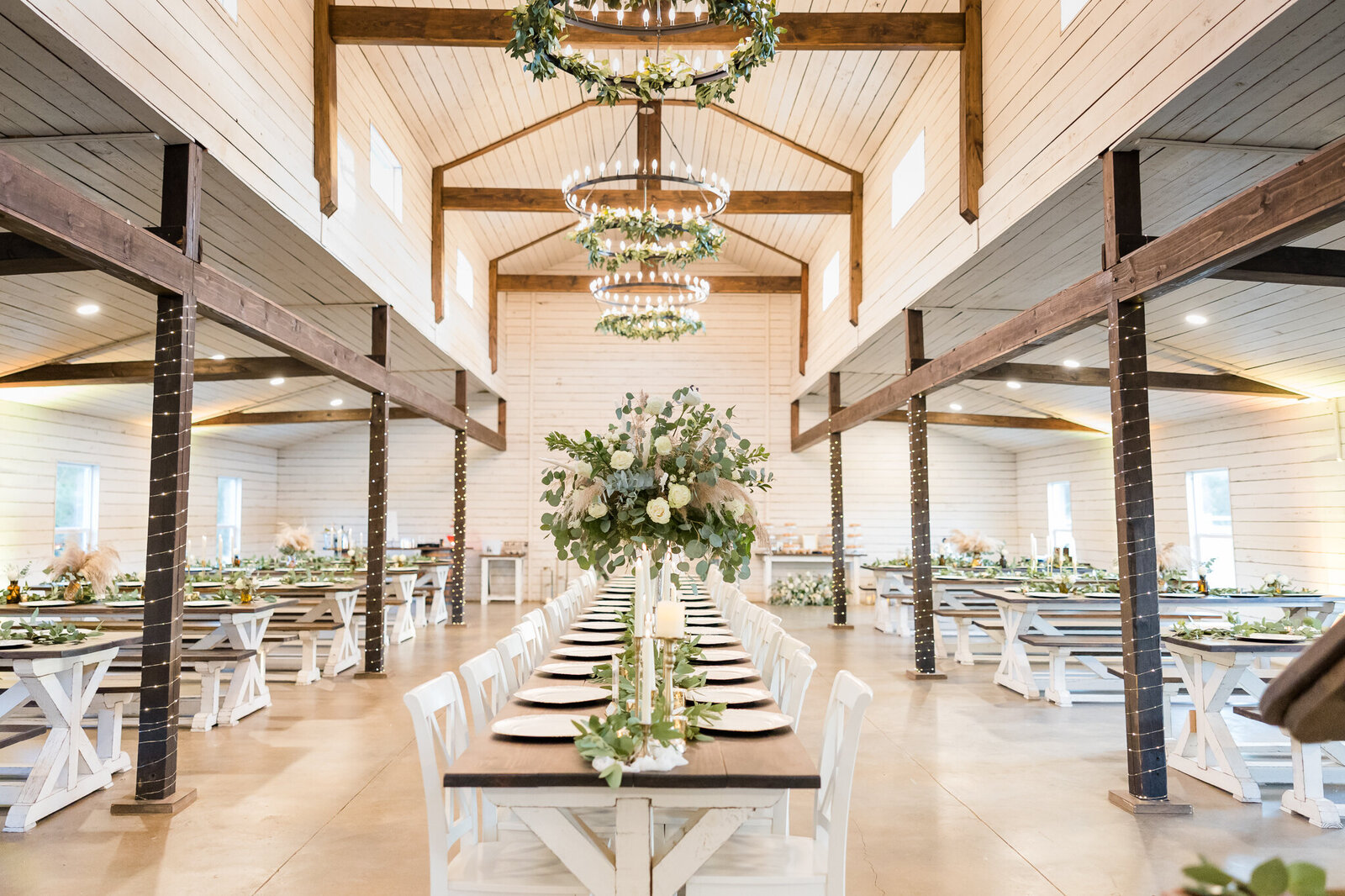 Inside of Adams Acres Wedding Venue in Dothan, Alabama