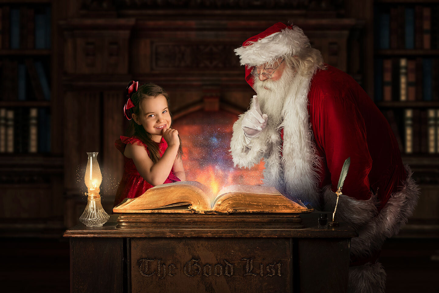 santa-claus-letter-funny-cute-little-girl-heirloom-portrait-christmas-denver-boulder-colorado