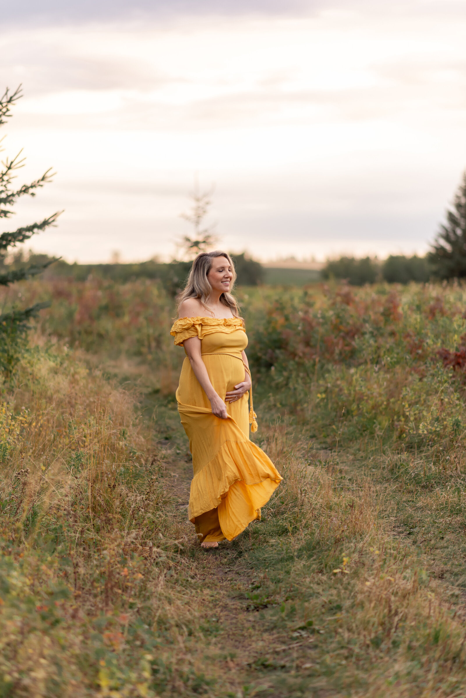 fall maternity photoshoot