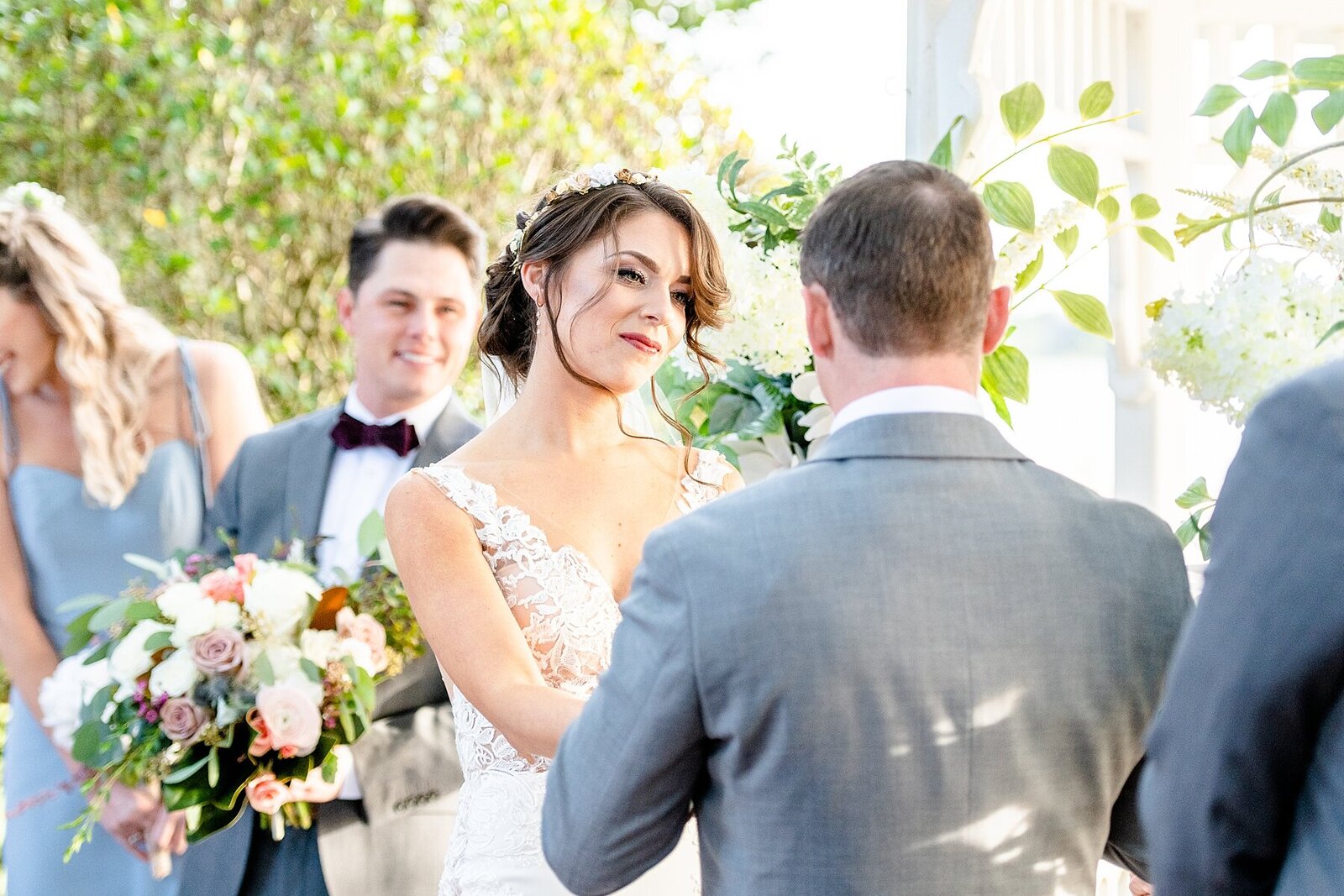 Bride at Ceremony | Orlando Wedding Photographer | Chynna Pacheco Photography
