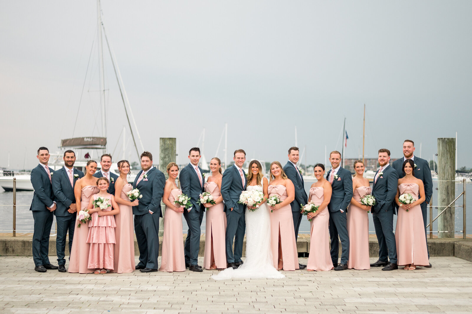 Classic Wedding Party at The Bohlin, Newport, Rhode Island