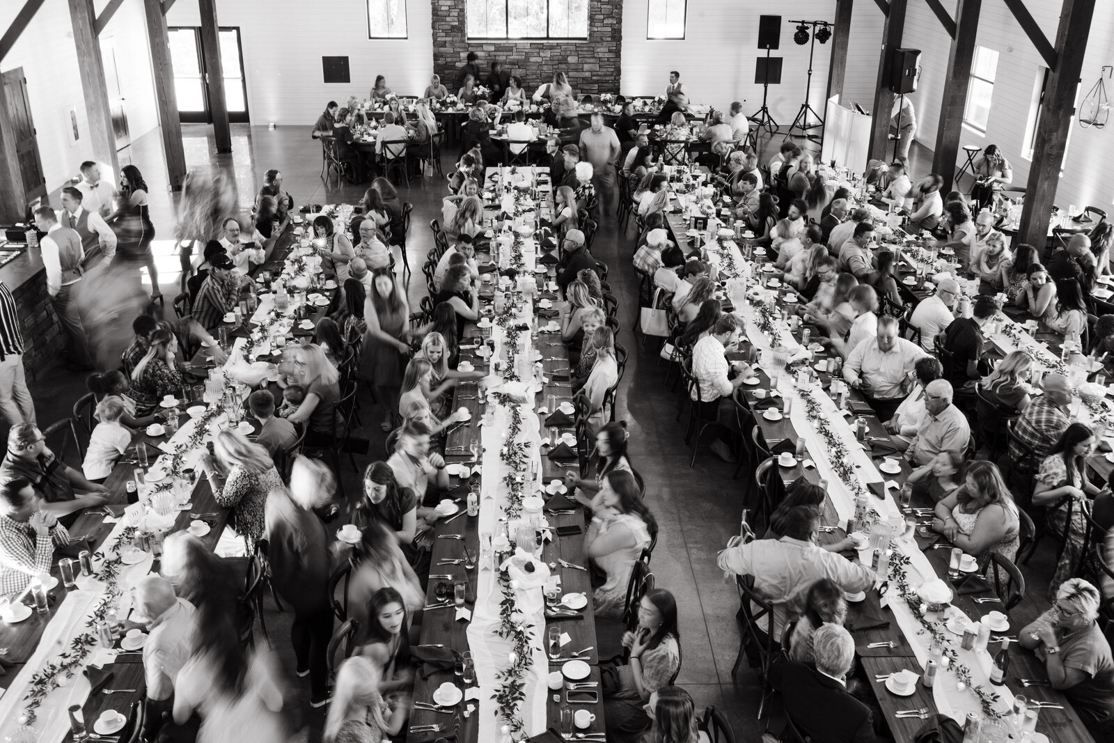 Wedding reception photo