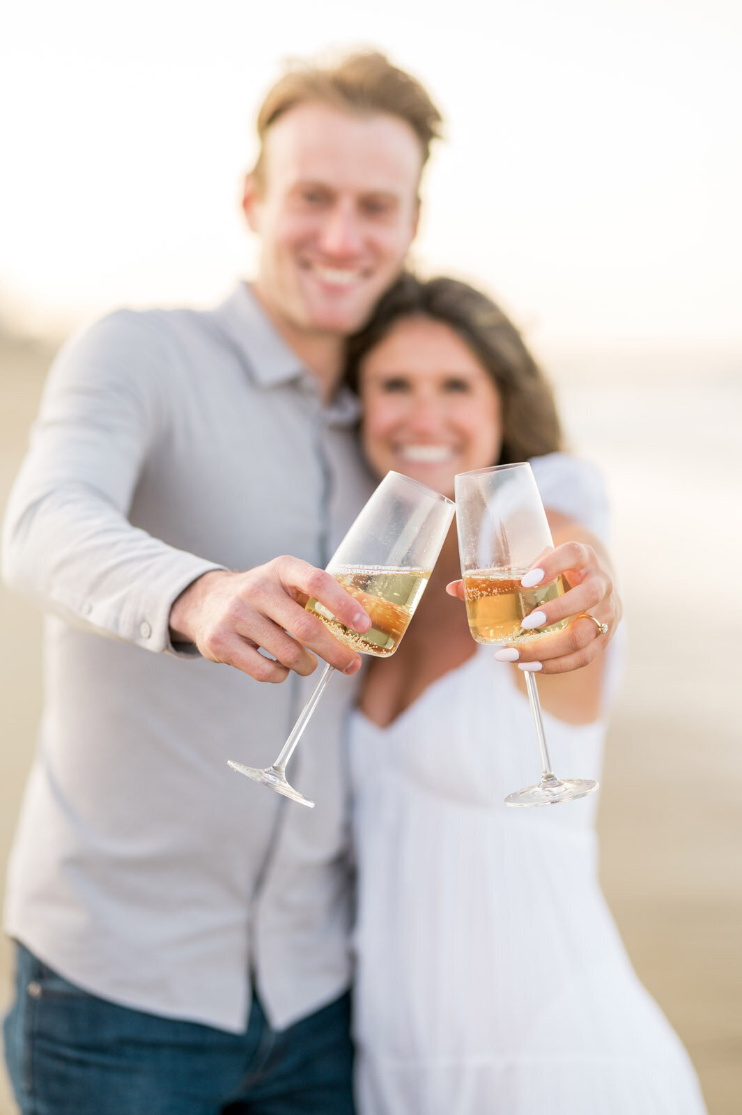 Champagne Cheers Engagement