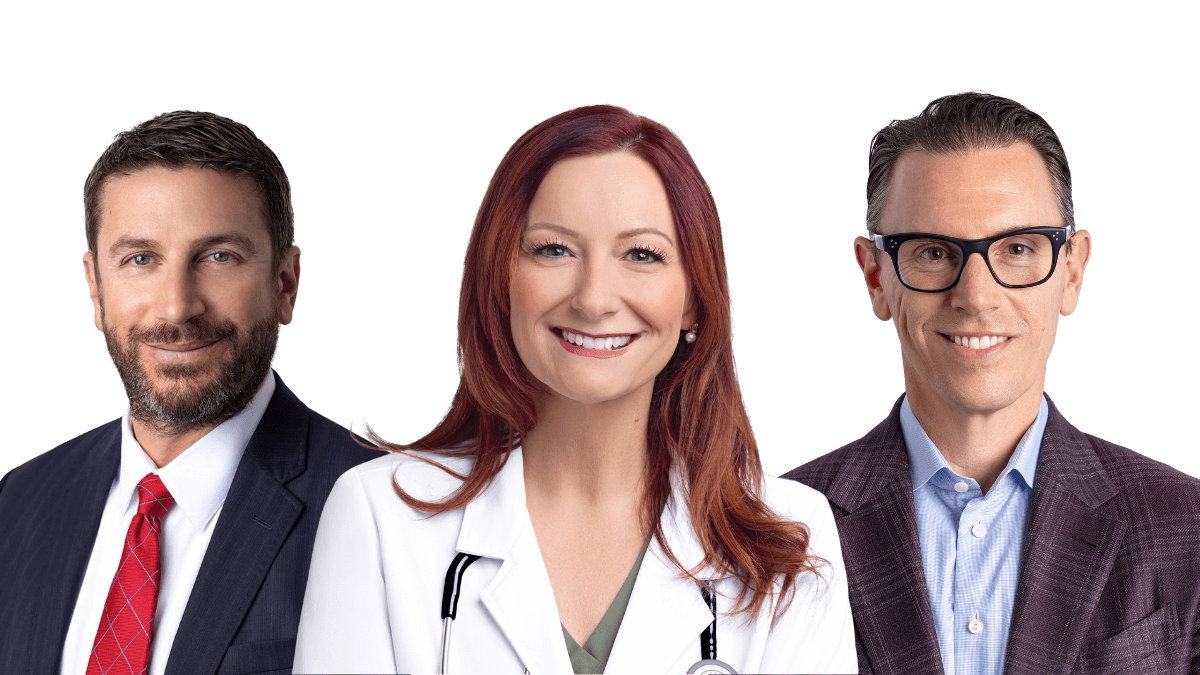 collage of 3 people displaying the 3 best headshots by Tulsa Photographer