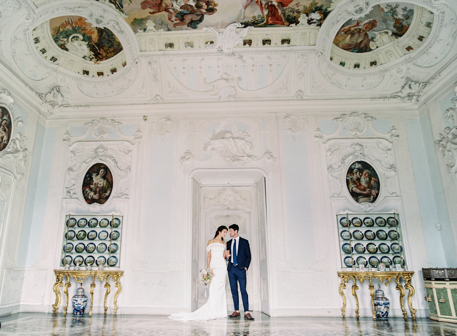 Destination wedding at Villa Sola Cabiati on Lake Como Italy by Lake Como Wedding Photographer Amy Mulder Photography