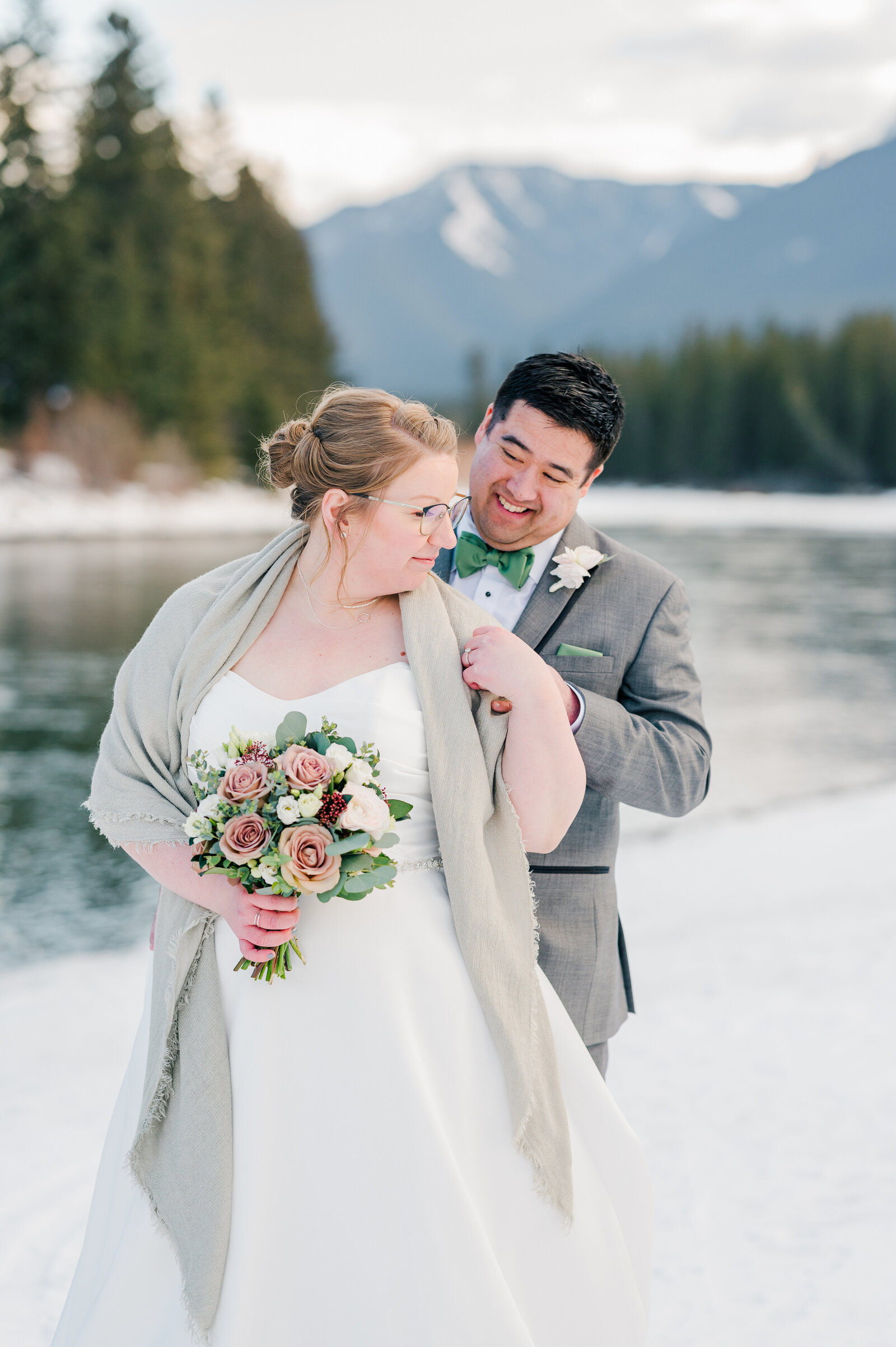 Winter Mountain Wedding Photography