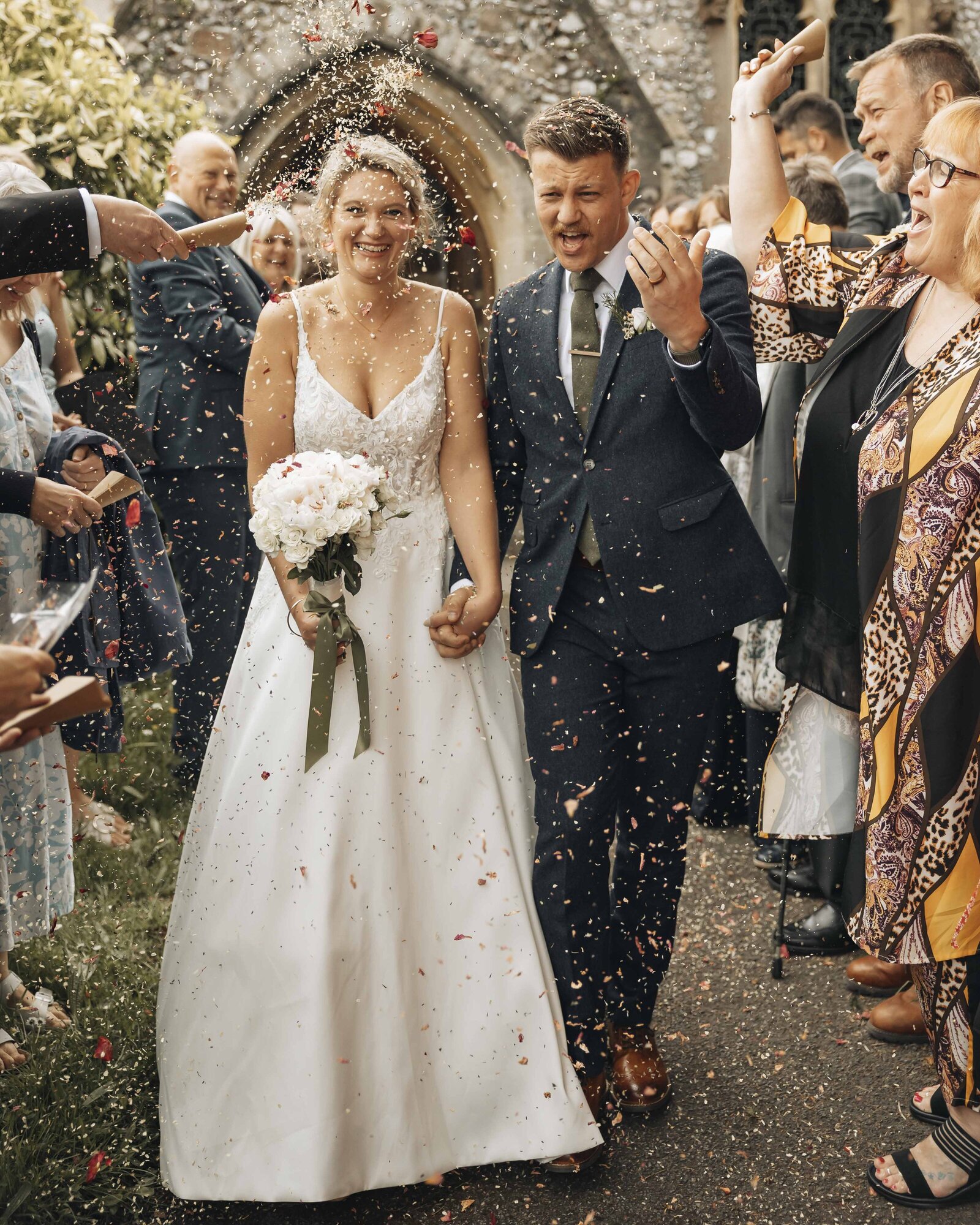 wedding confetti photo
