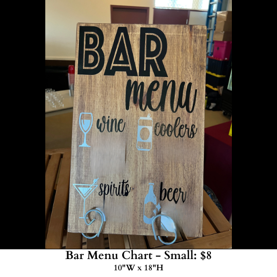 Bar Menu Chart Small-965