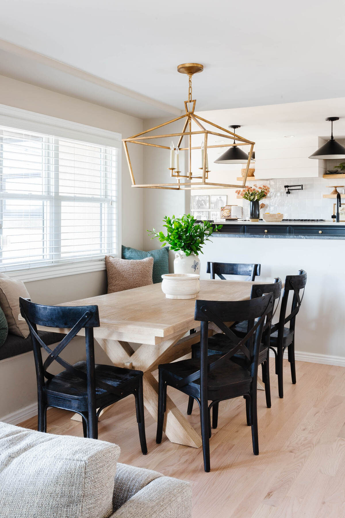 Modern Farmhouse Charming Cottage Serene Classic Dining Room Kitchen by Peggy Haddad Interiors71