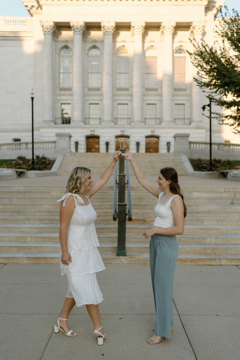 Madison Queer Love Story- Capturing Joyful Moments of a Lesbian Engagement-11