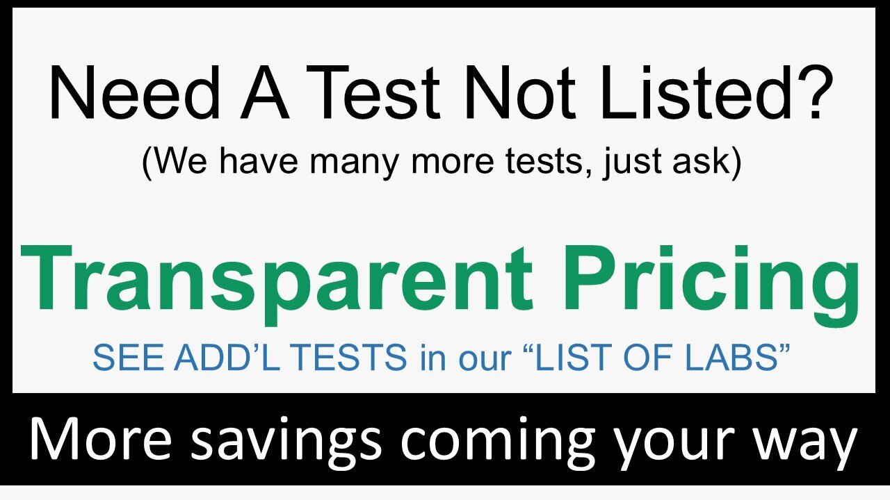 Need  A Test Not Listed Slide