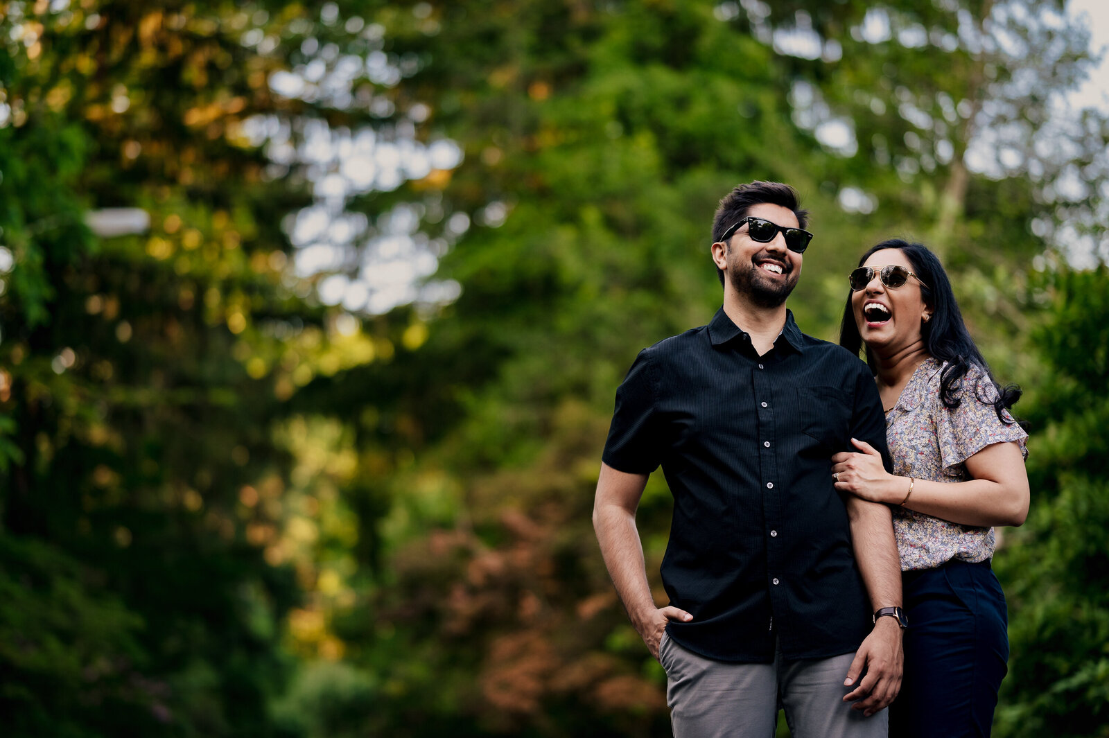 Natural, candid moments for your NJ/NY engagement session by Ishan Fotografi.