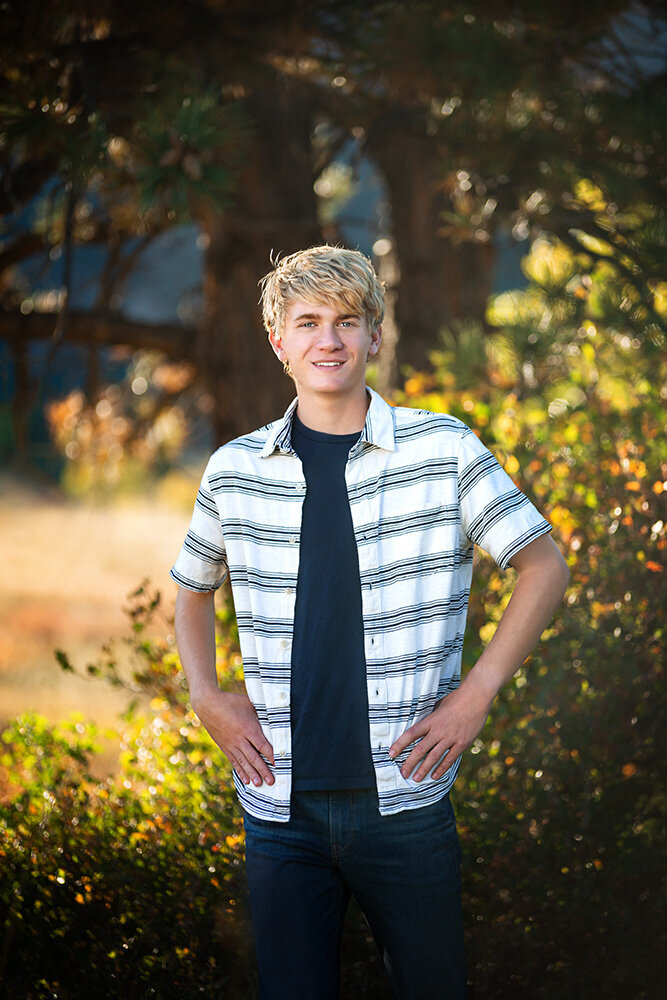 senior-boy-erie-high-school-pine-trees-mountains-boulder-colorado