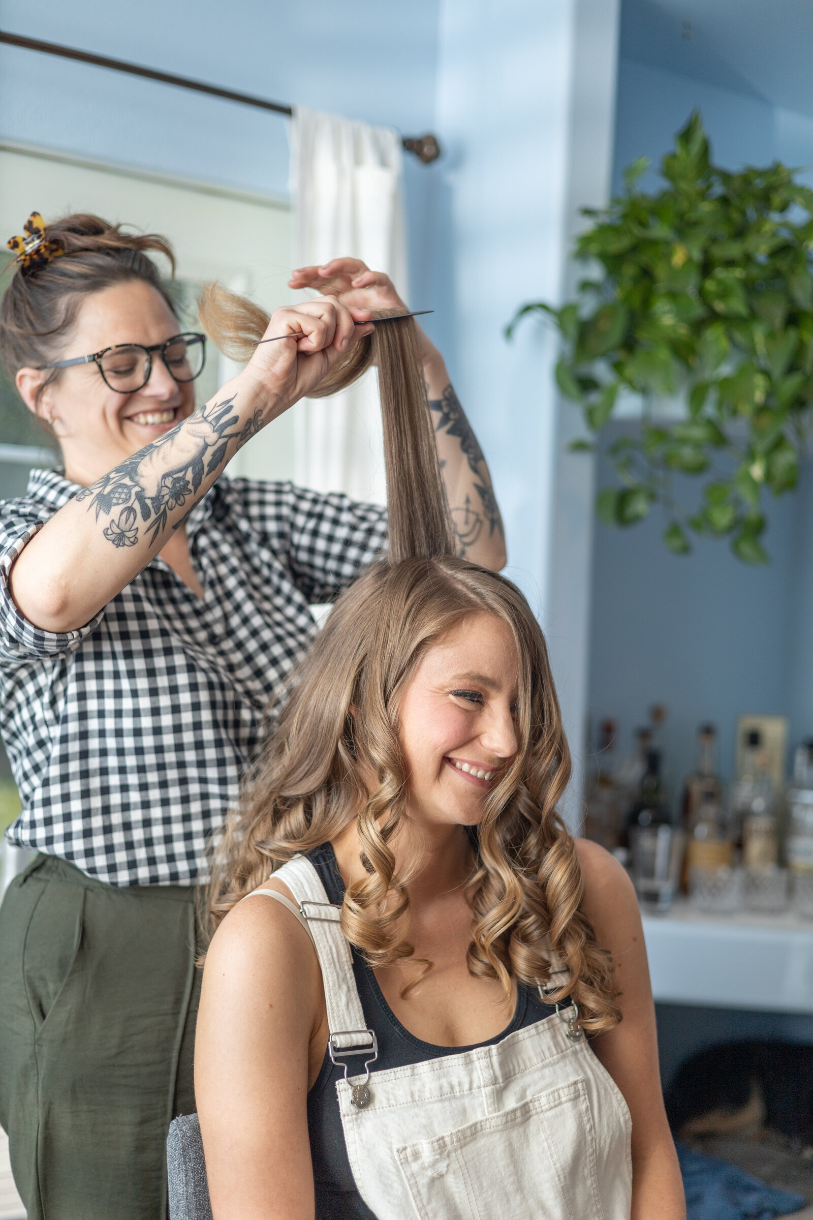 Cactus and Tropicals Wedding Getting Ready Photos