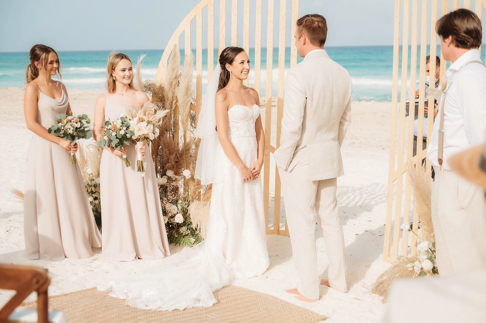 Destination Wedding at Live Aqua Resort in Cancun Mexico.