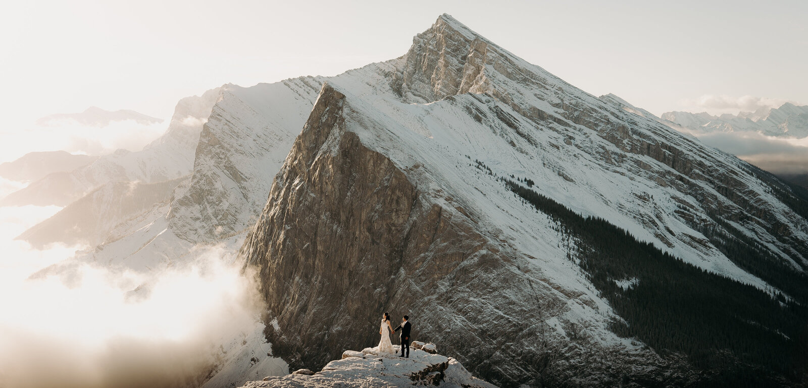 Banff Elopement Hiking Photographer