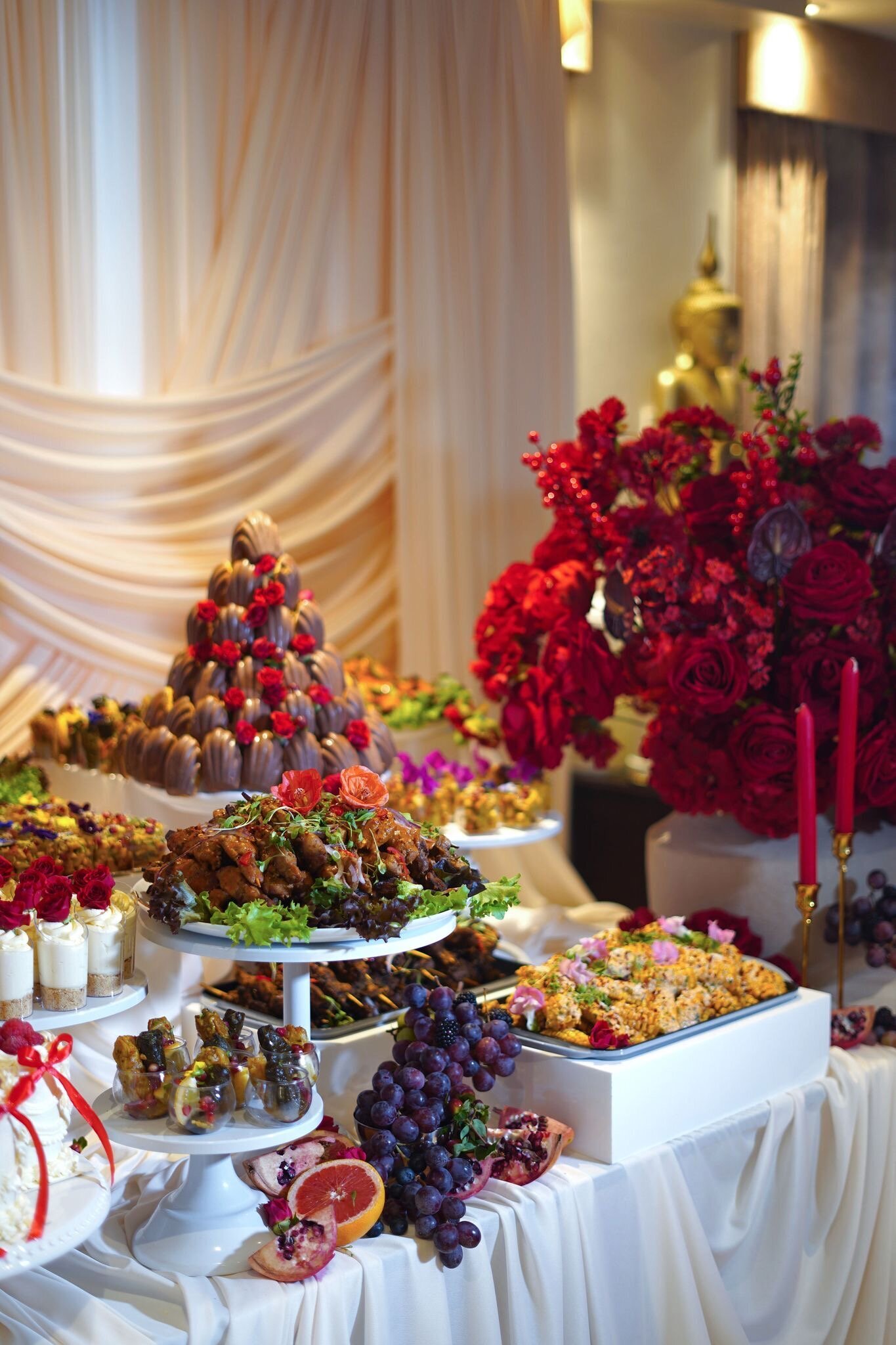Luxury catering display