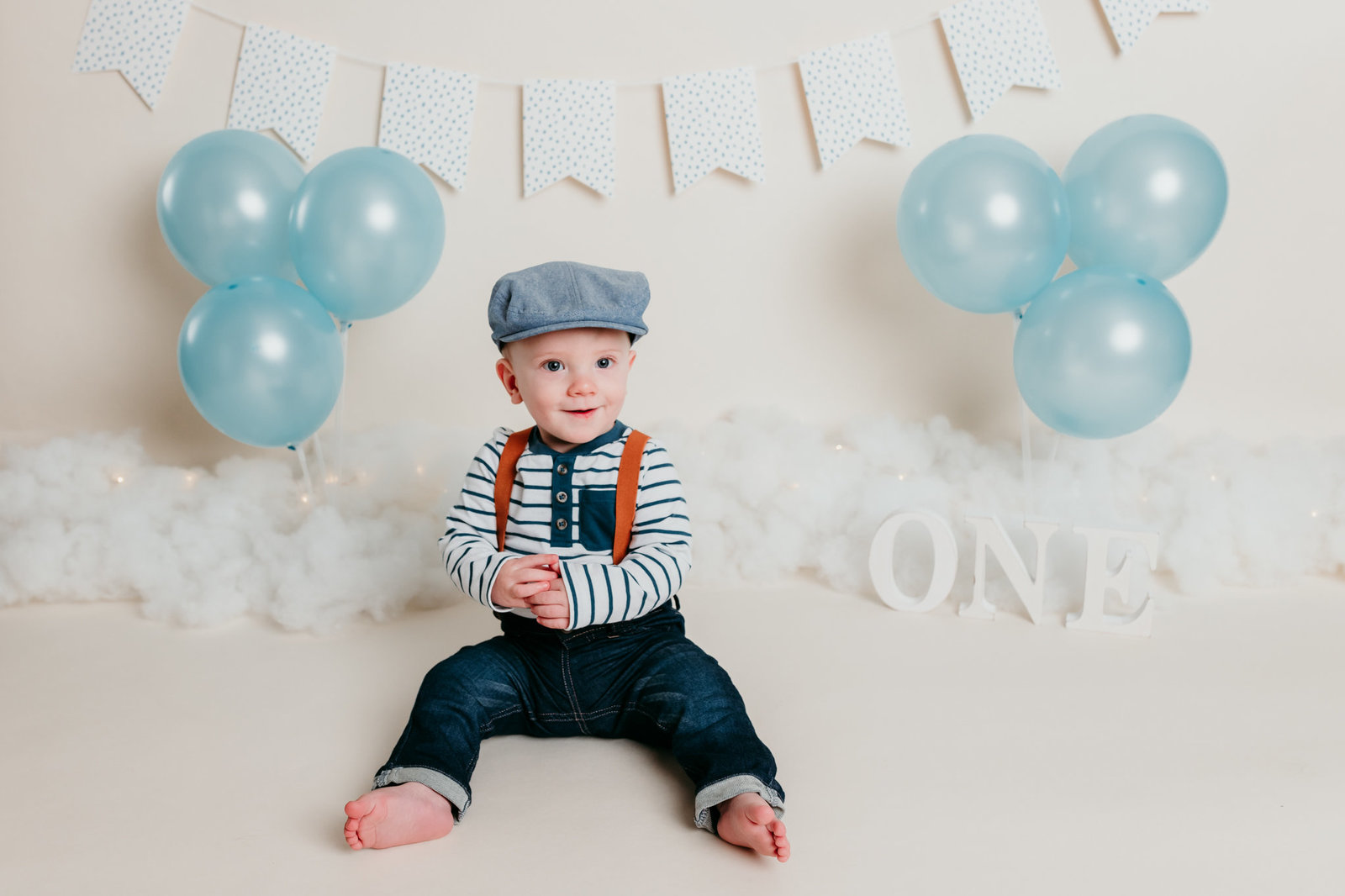 Robbie One Year Photos Cake Smash and Splash Session Valerie Clement Photography Boise, ID Photographer-1