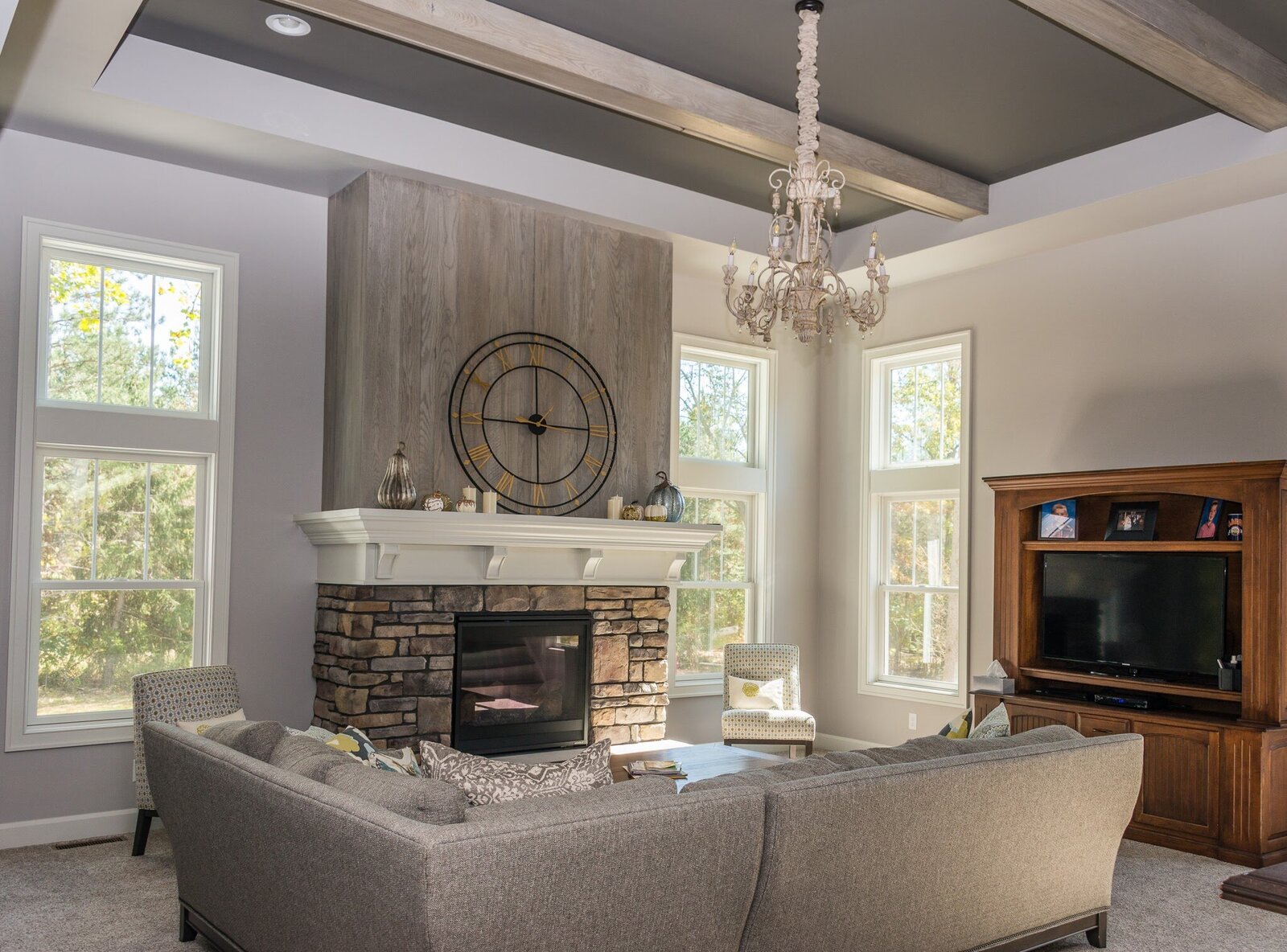 Great-Room-Fireplace-Interior-Design-Hudson-Ohio-Ebony-Oak 2