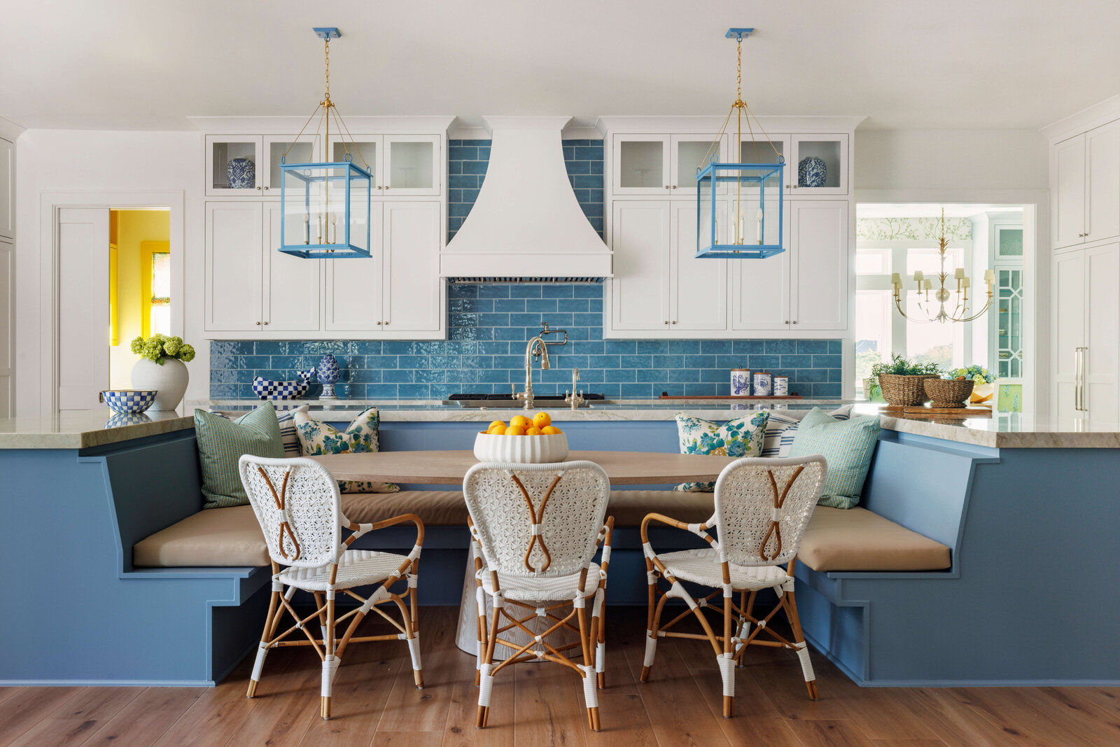 oyster creek studios blue kitchen