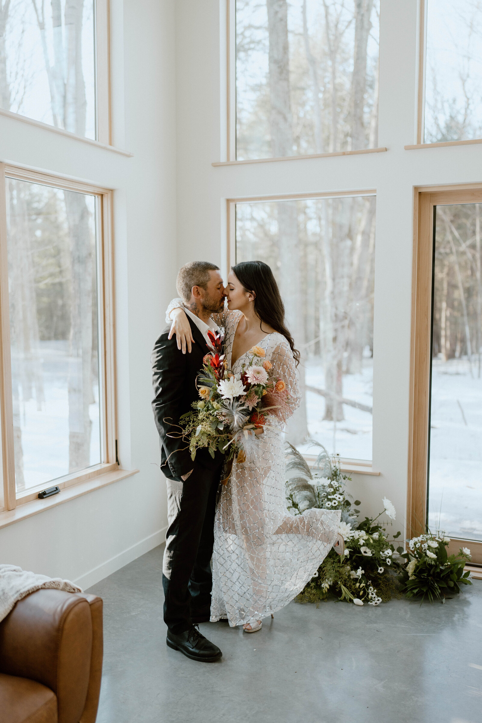 Wausau Wisconsin Intimate wedding elopement Olivia + Ryan-130