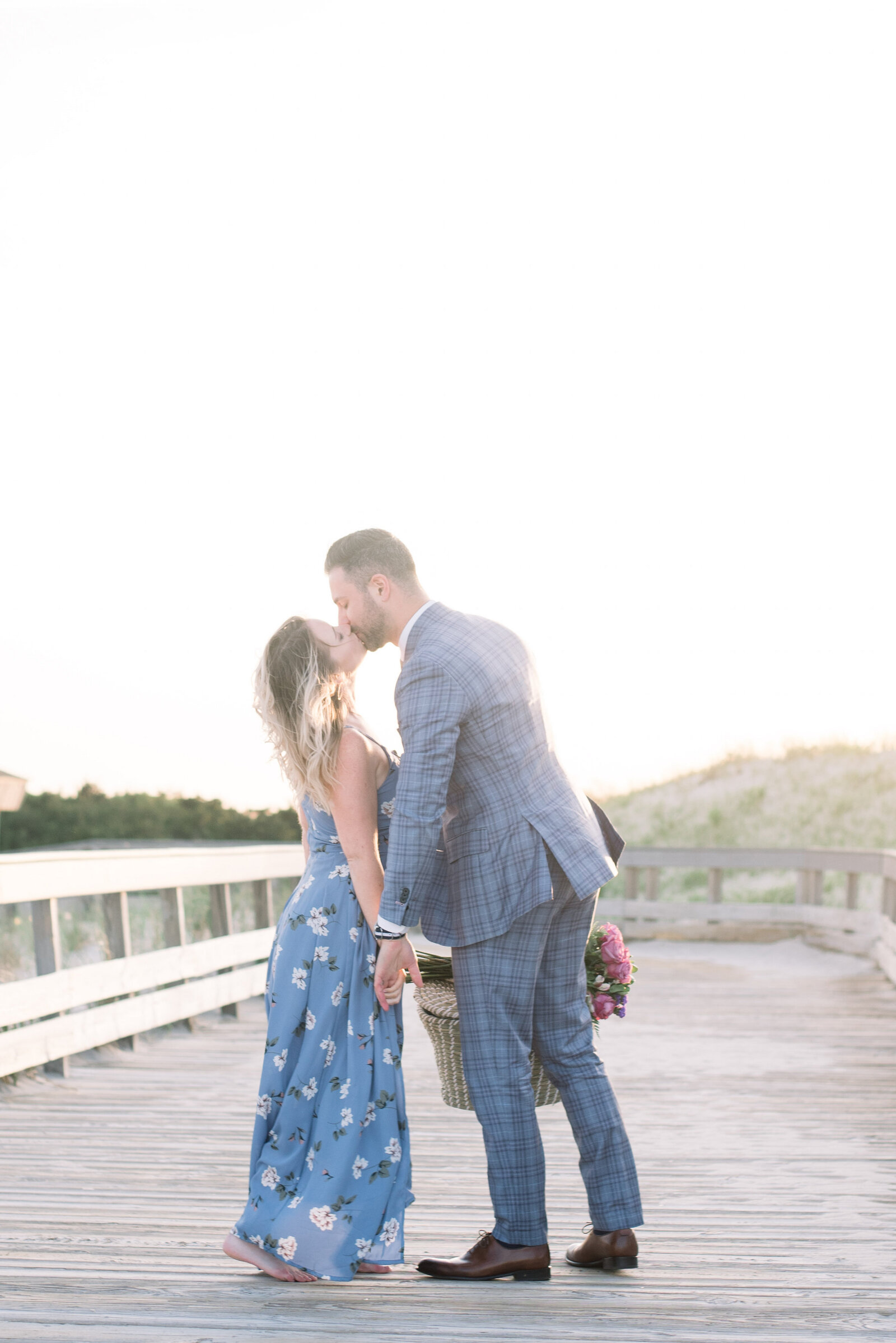 NJ Beach Pregnancy Announcement - NJ Portrait Photographer - Myra Roman Photography