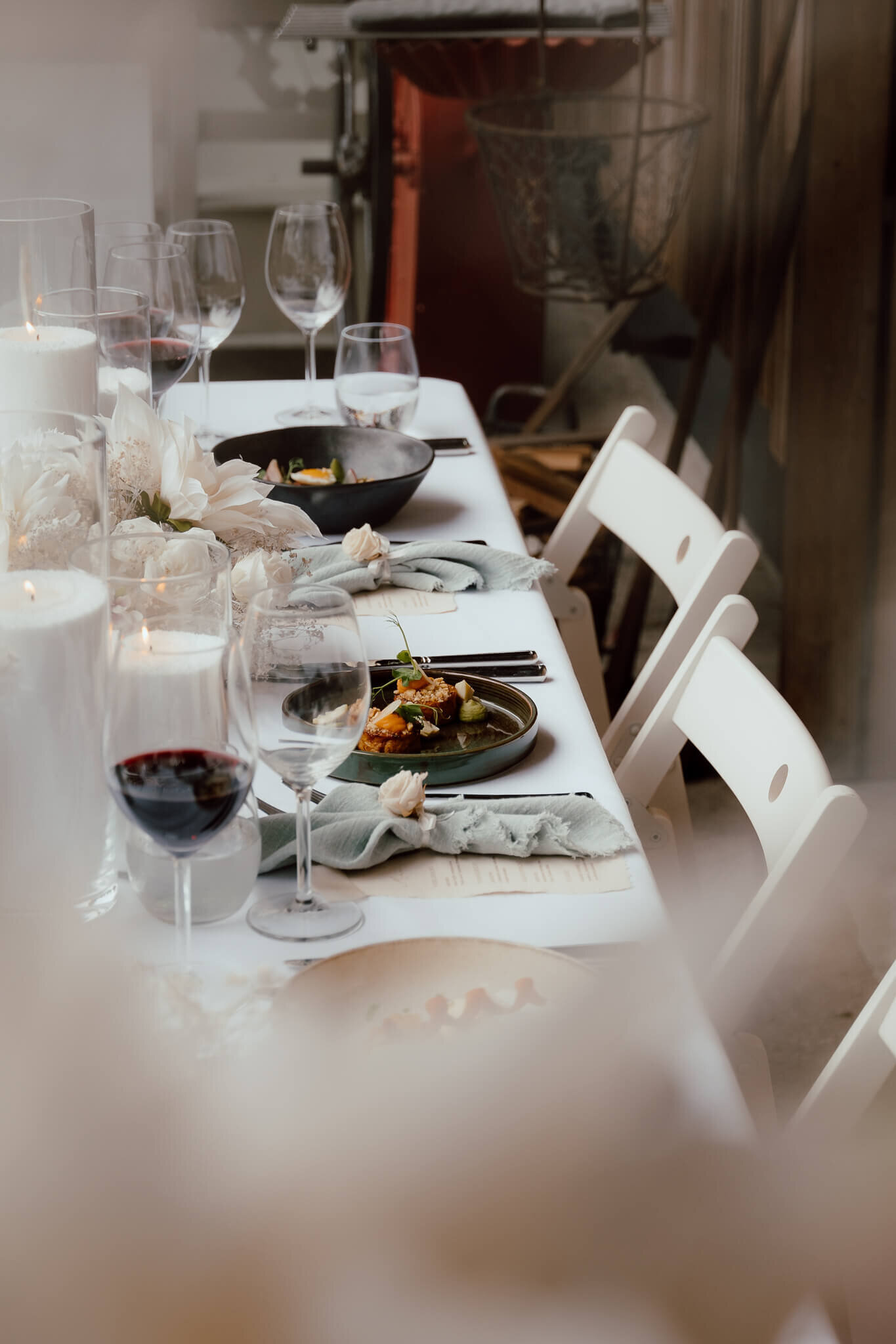 Trouwfoto diner 