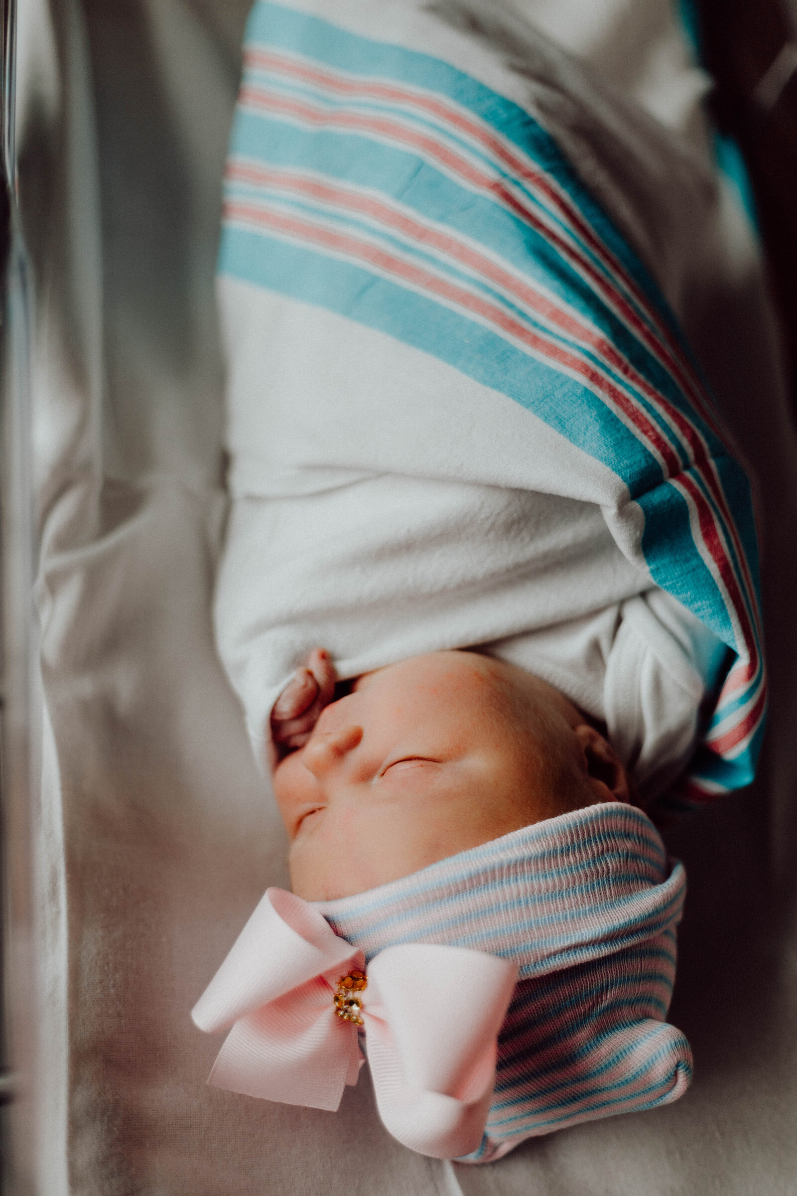 Newborn photos done by Sydnie Decou at Woman's Hospital in Baton Rouge, LA