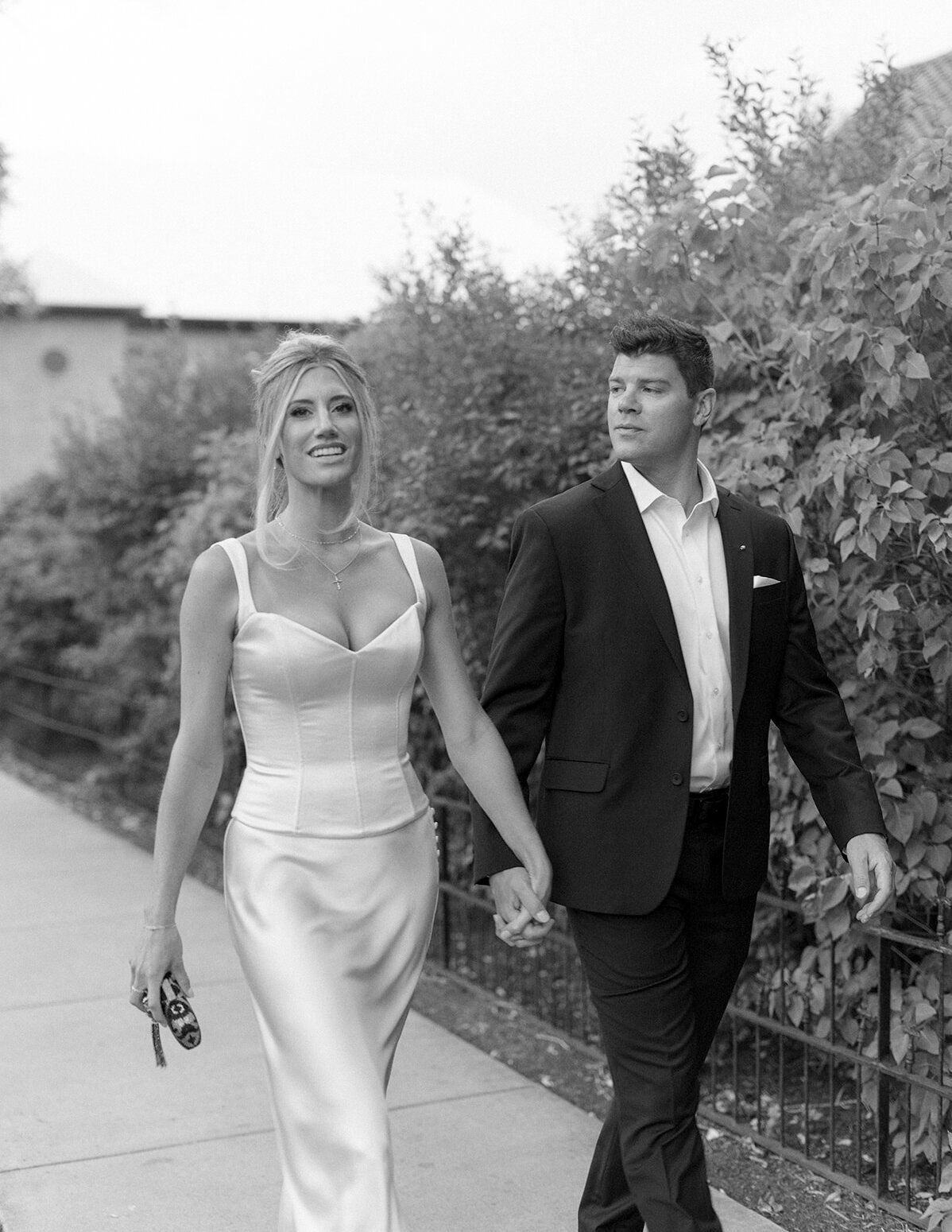 Bride and Groom Portrait Aspen Rehearsal Dinner Caribou Club