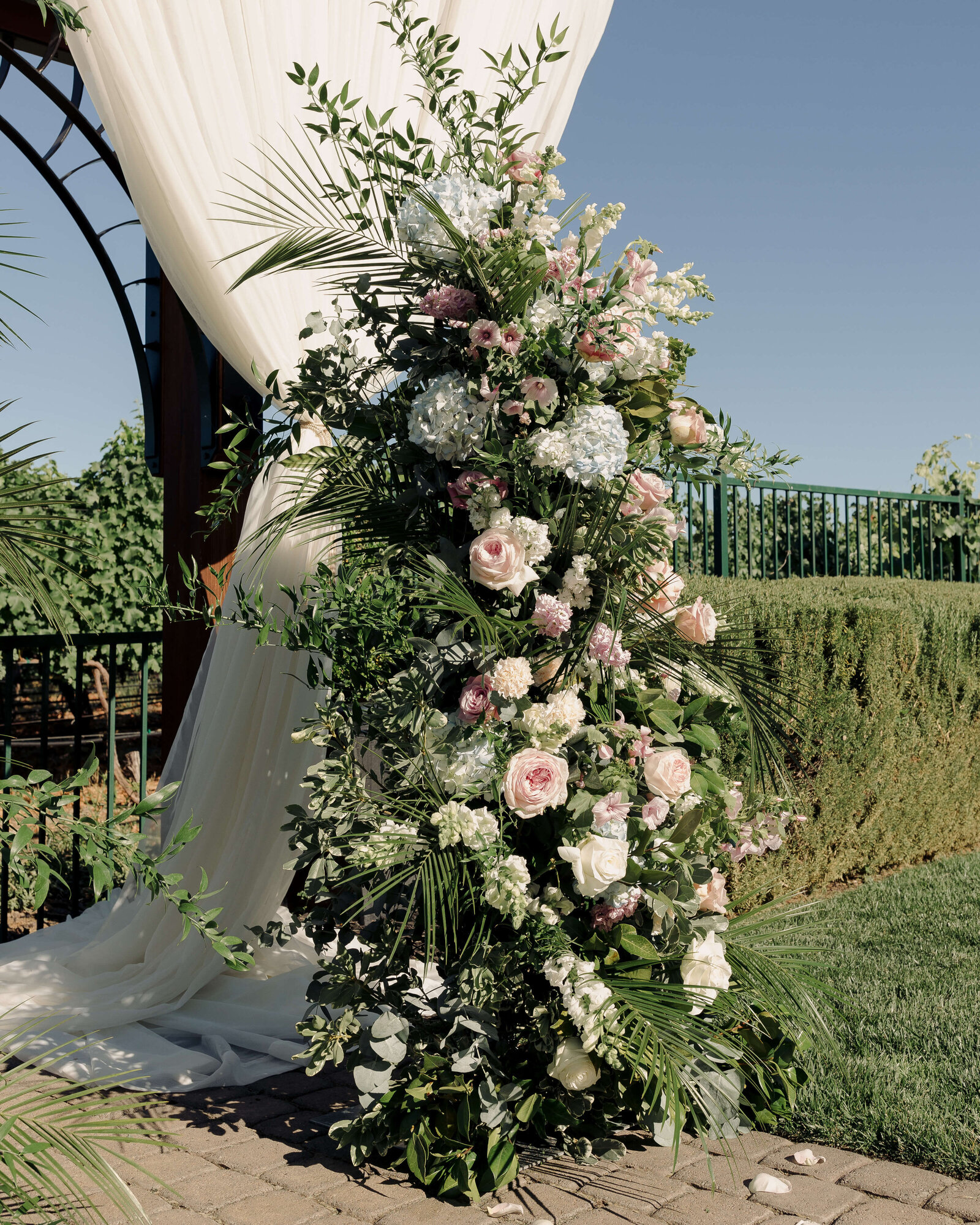 The Palm Event Center - Livermore Wedding - Bay Area Wedding Florist (624)