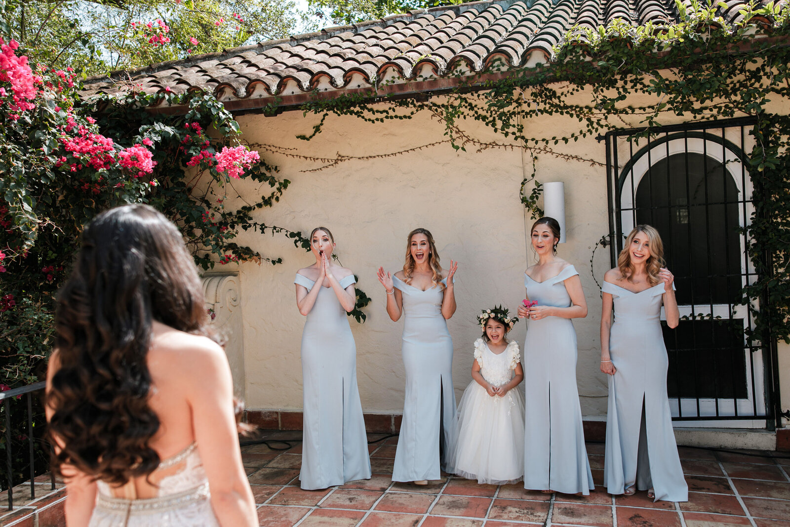 Villa-Woodbine-First-Look-Bridesmaids