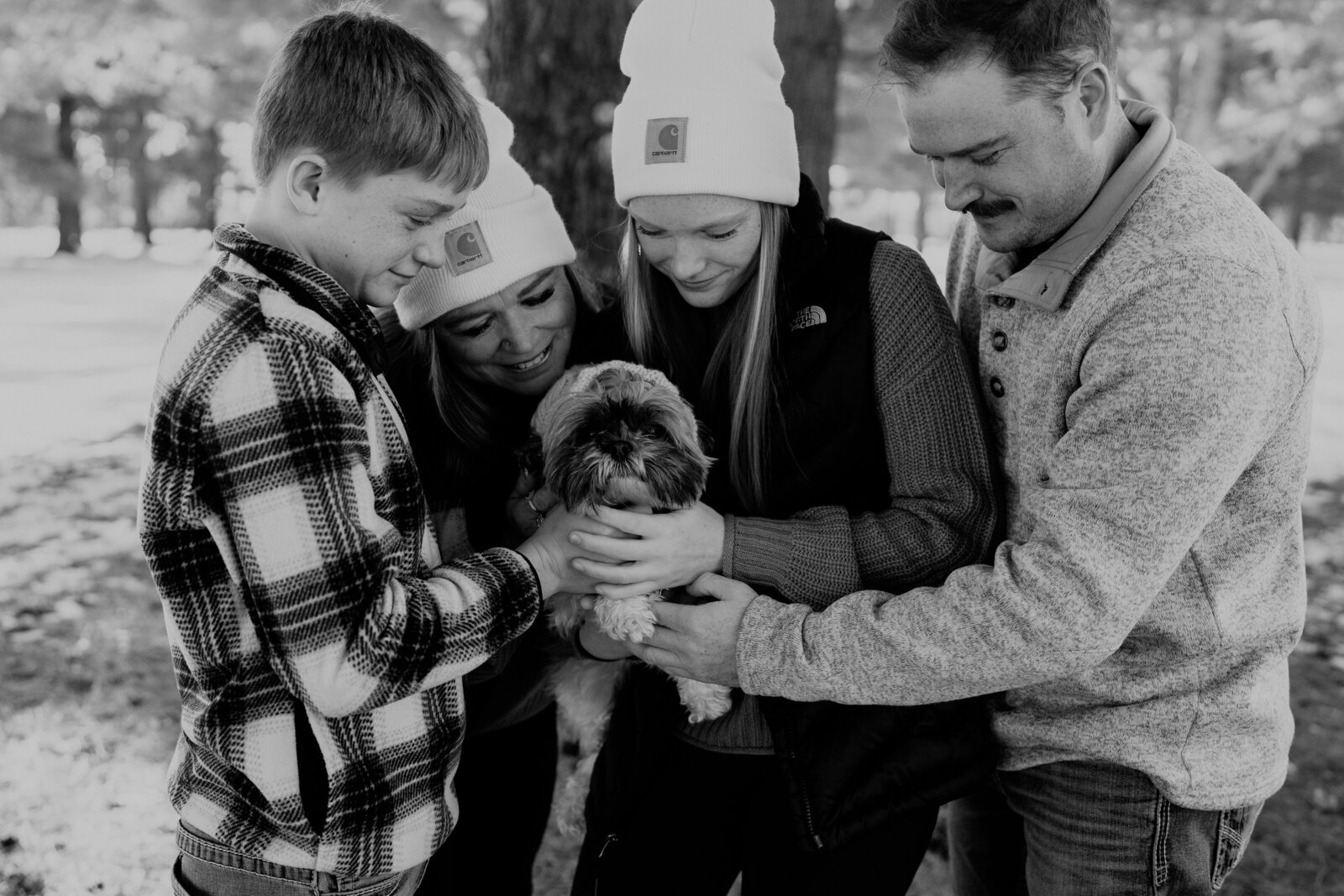 Iowa Family Photos Winter Christmas Card-8