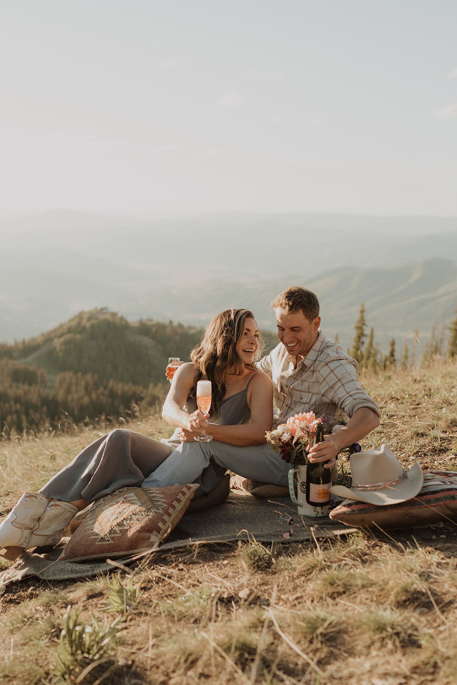 The Little Nell wedding proposal photos mountain in Aspen, Colorado